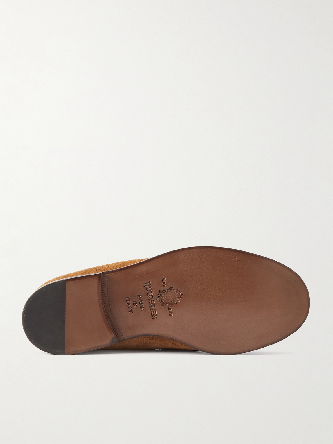 Shop Yuketen Rob's Tosca Leather Penny Loafers In Brown