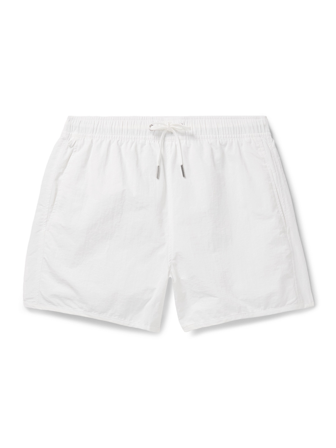 Straight-Leg Mid-Length Swim Shorts