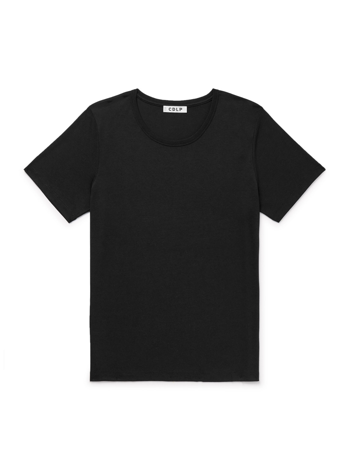 Cdlp Lyocell And Cotton-blend Jersey T-shirt In Black