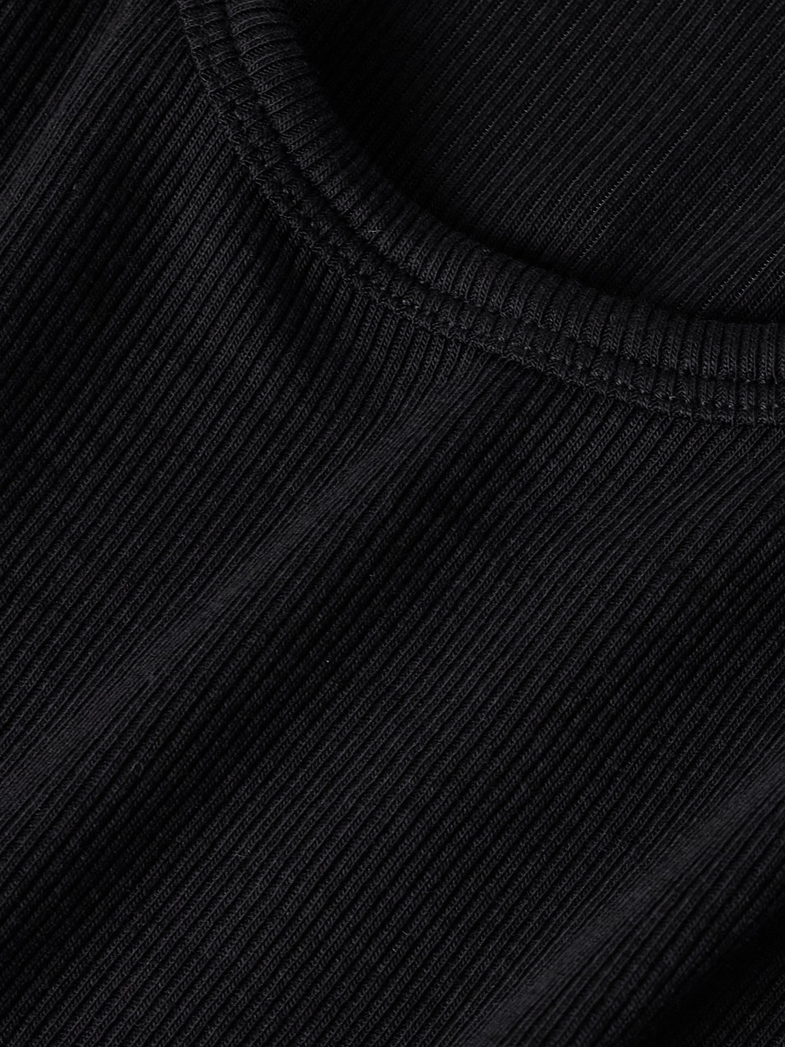 Cdlp Ribbed Stretch Lyocell And Cotton-blend Tank Top In Black