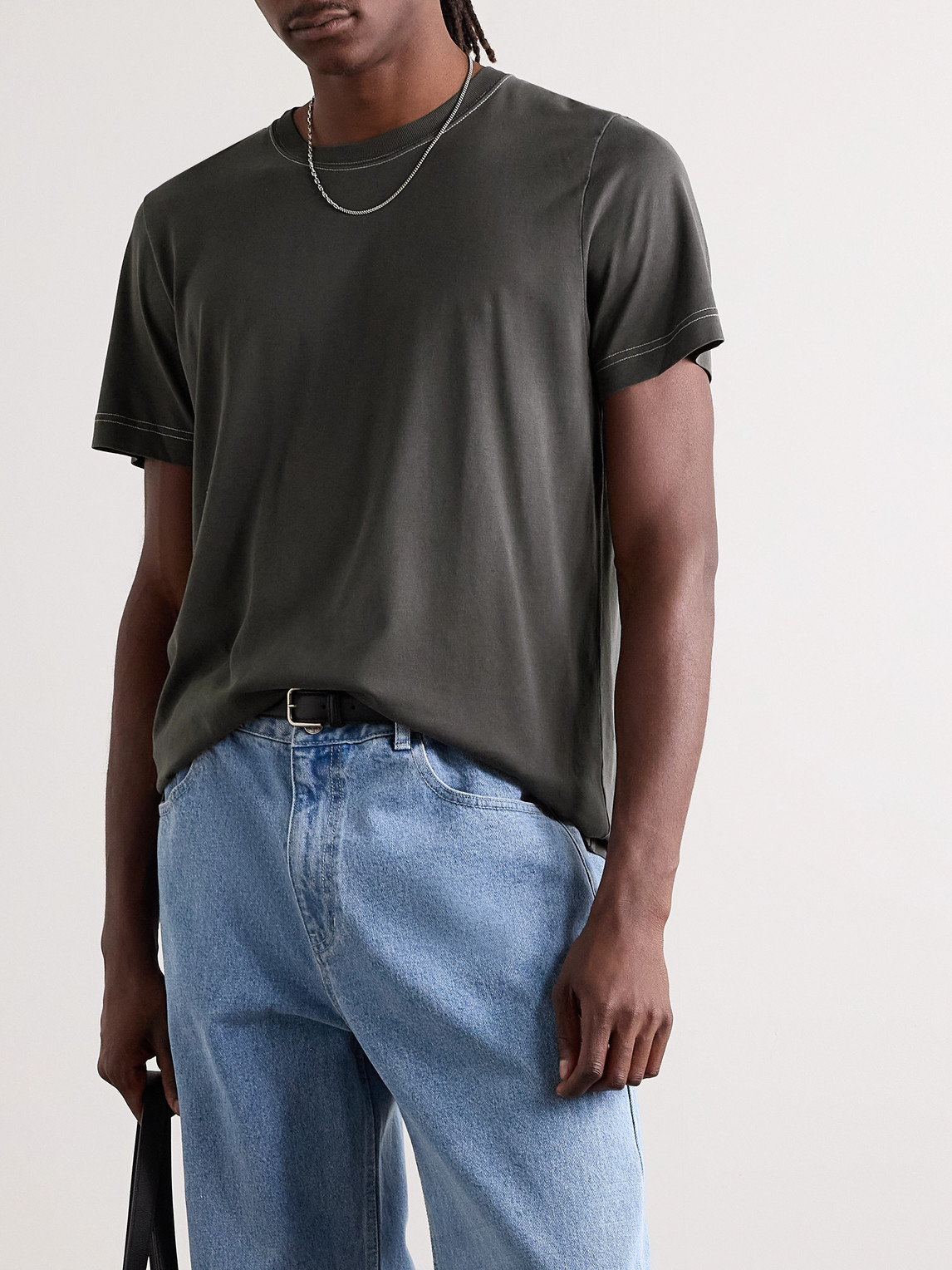 Lyocell And Pima Cotton-Blend Jersey T-Shirt