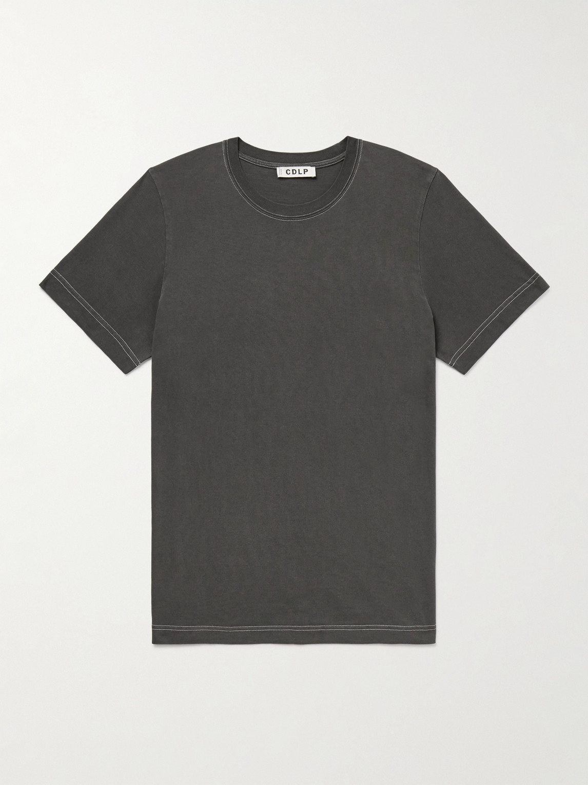 Cdlp Lyocell And Pima Cotton-blend Jersey T-shirt In Gray