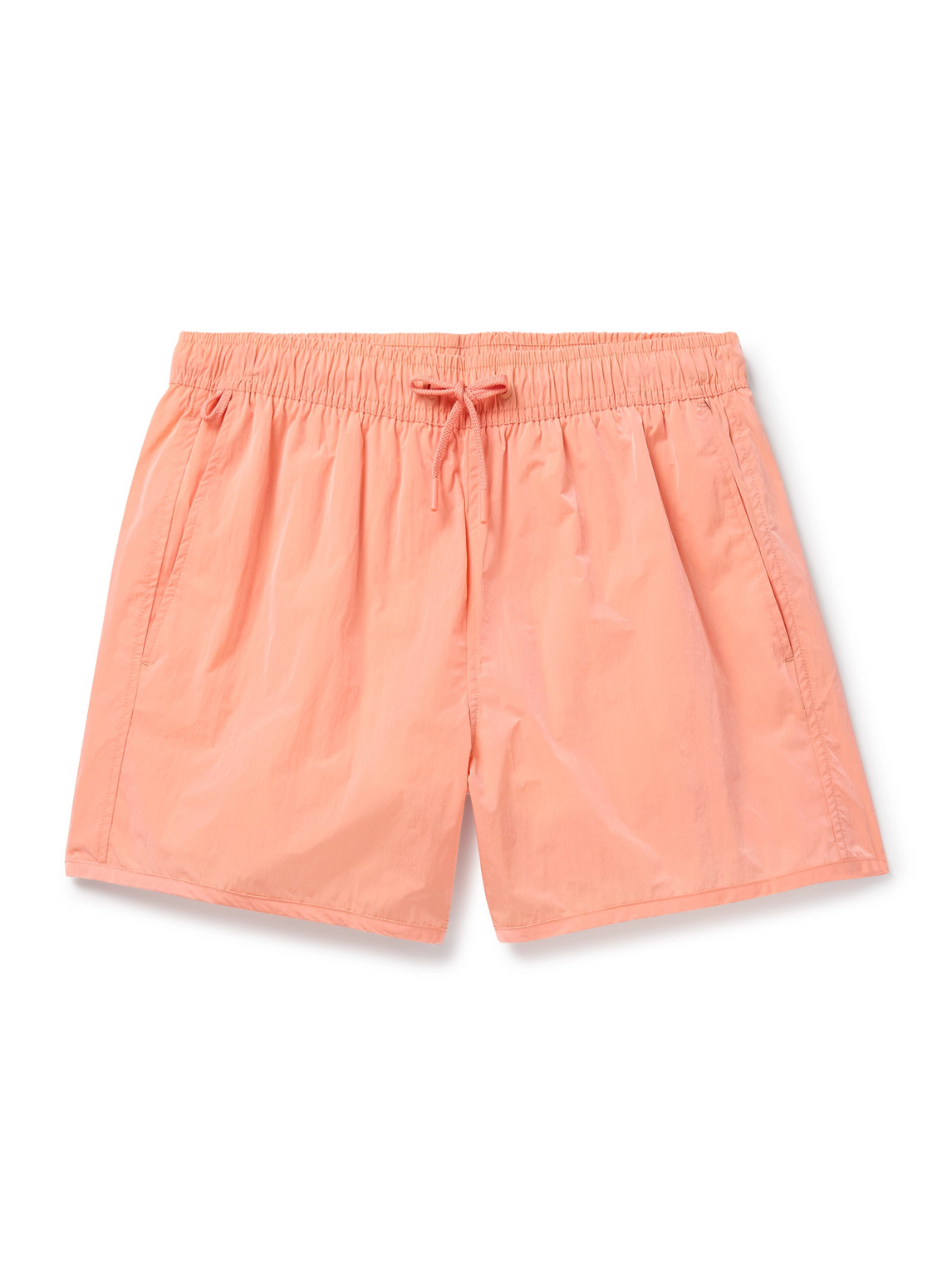 Straight-Leg Mid-Length Swim Shorts