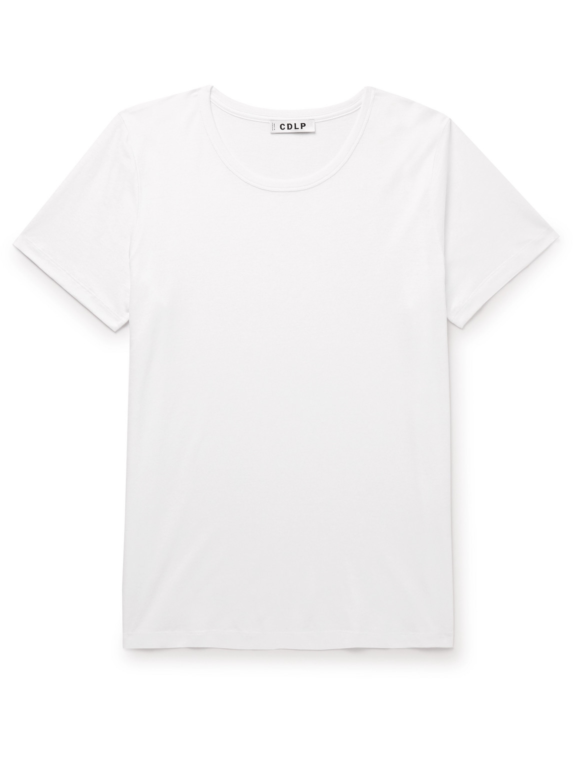 Cdlp Lyocell And Cotton-blend Jersey T-shirt In White