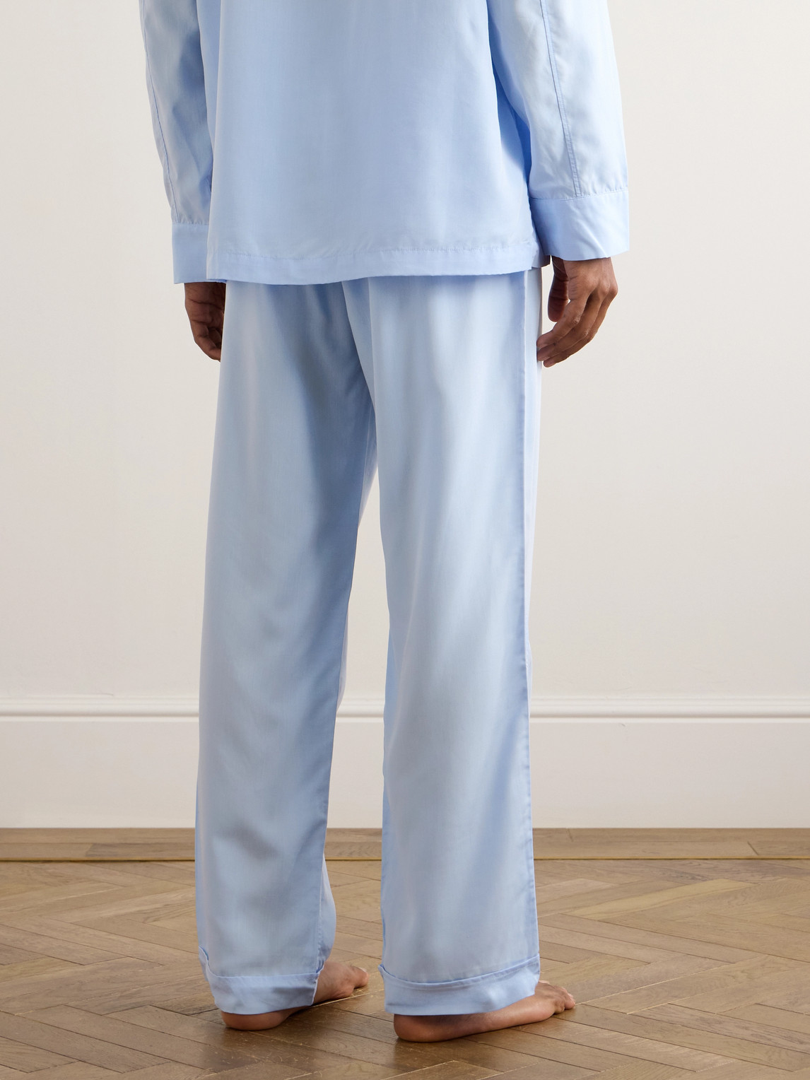  Cdlp - Straight-leg Lyocell Pyjama Trousers - Men - Blue - It 44 