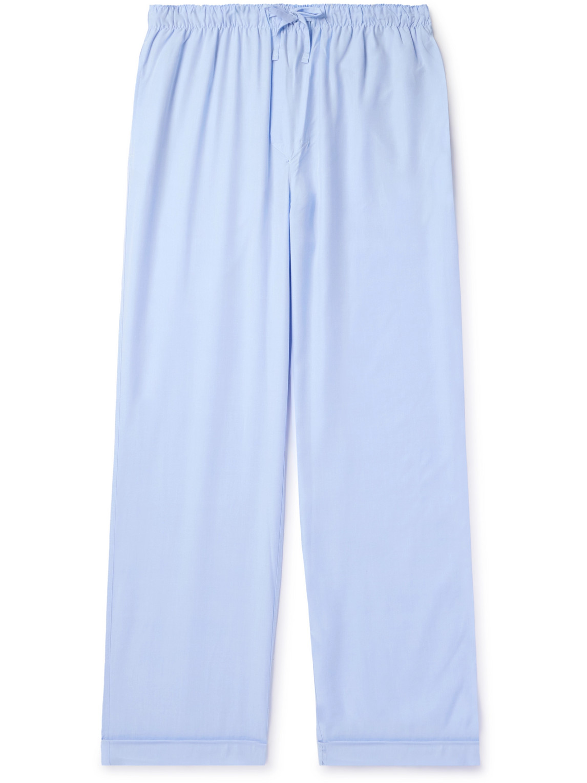Cdlp Straight-leg Lyocell Pyjama Trousers In Blue