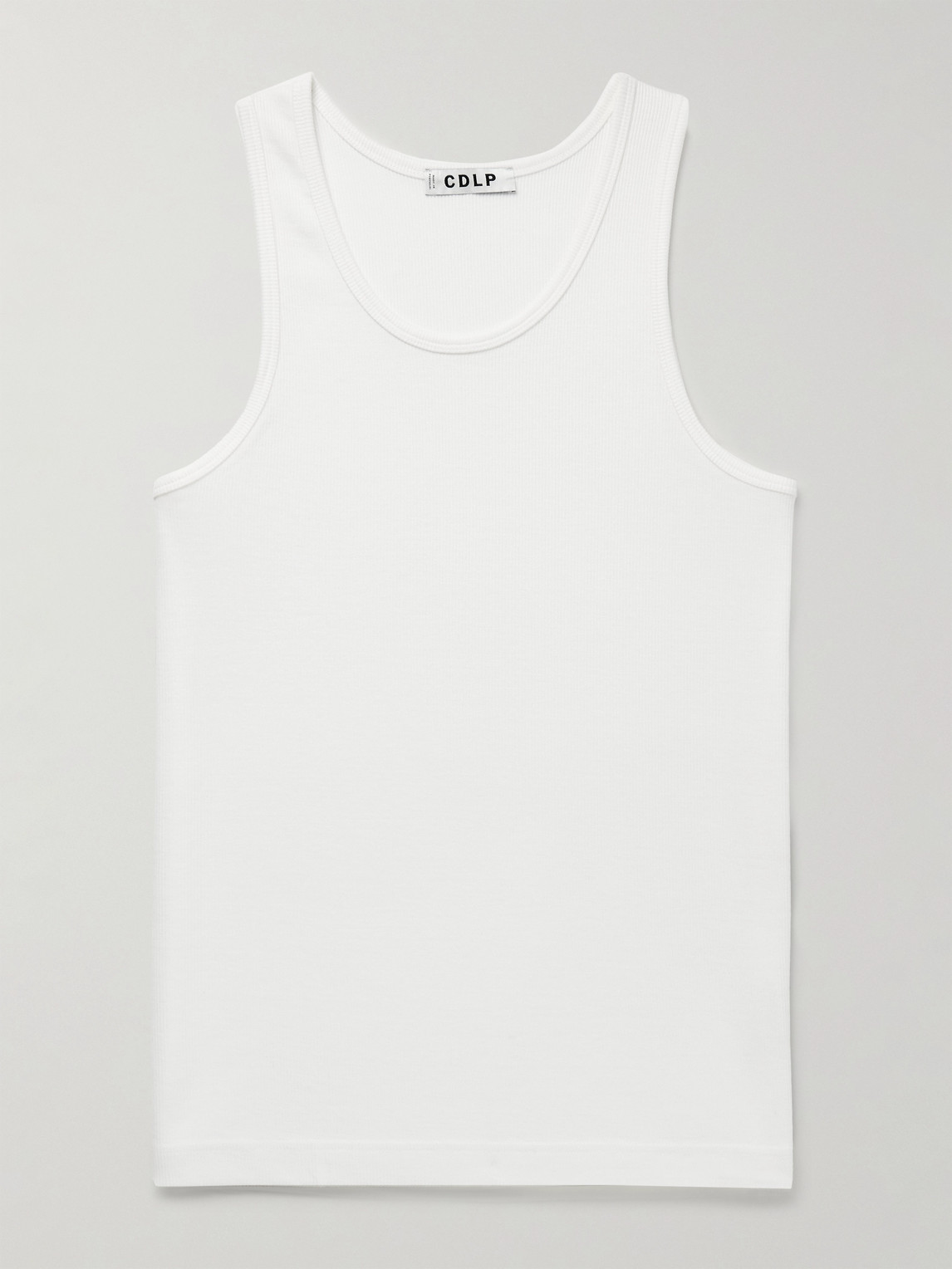 Cdlp Three-pack White Tank Tops In White