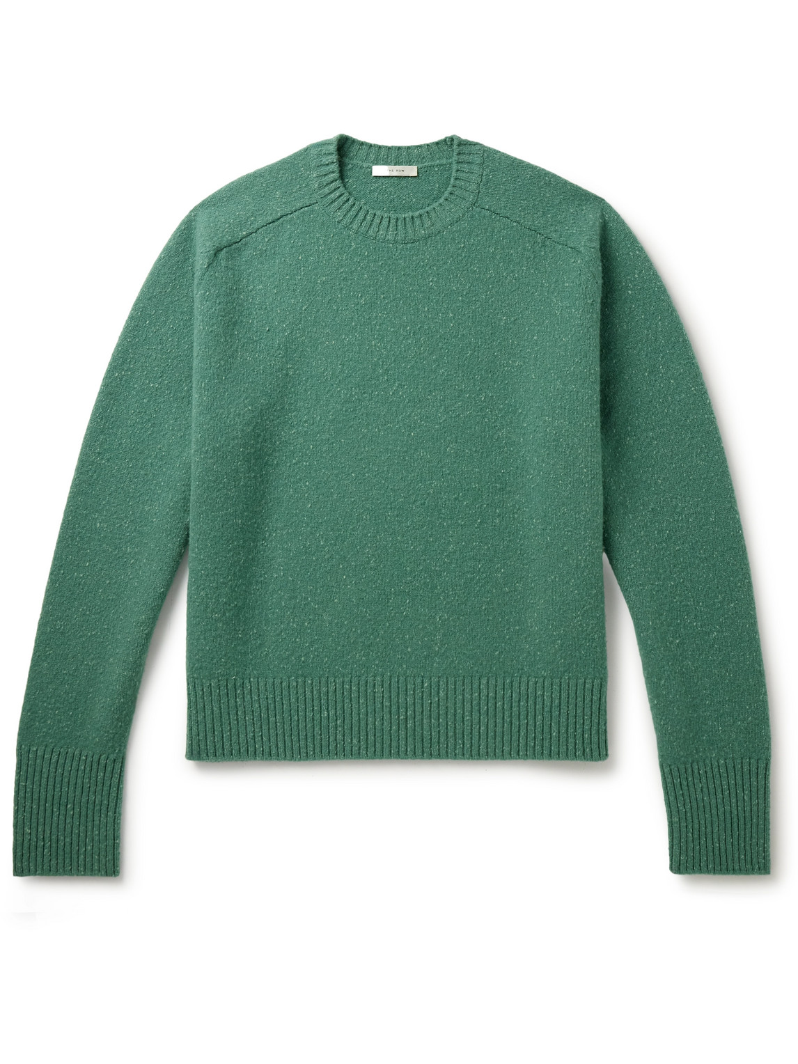 The Row Mansell Wool Jumper In Green