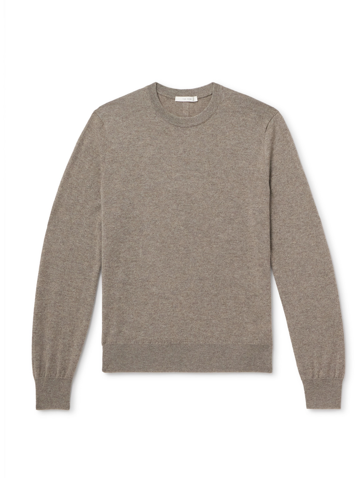 The Row Benji Cashmere Jumper In Brown