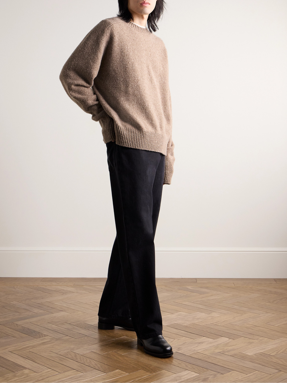 The Row Mansell Wool Sweater In Neutrals