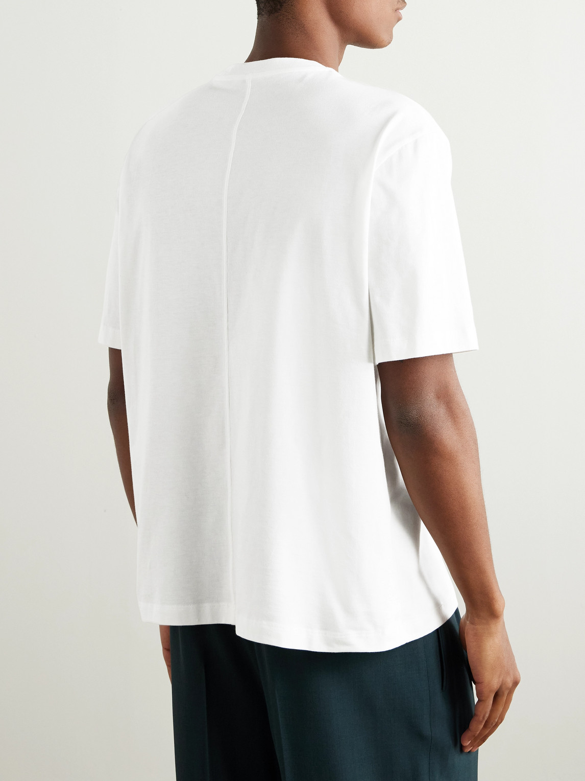 The Row Errigal Cotton-jersey T-shirt In White