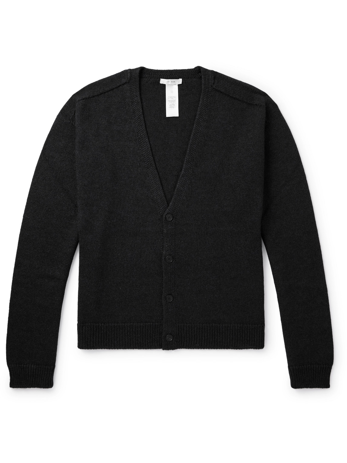 The Row - Sheldon Alpaca and Silk-Blend Cardigan - Curated Menswear