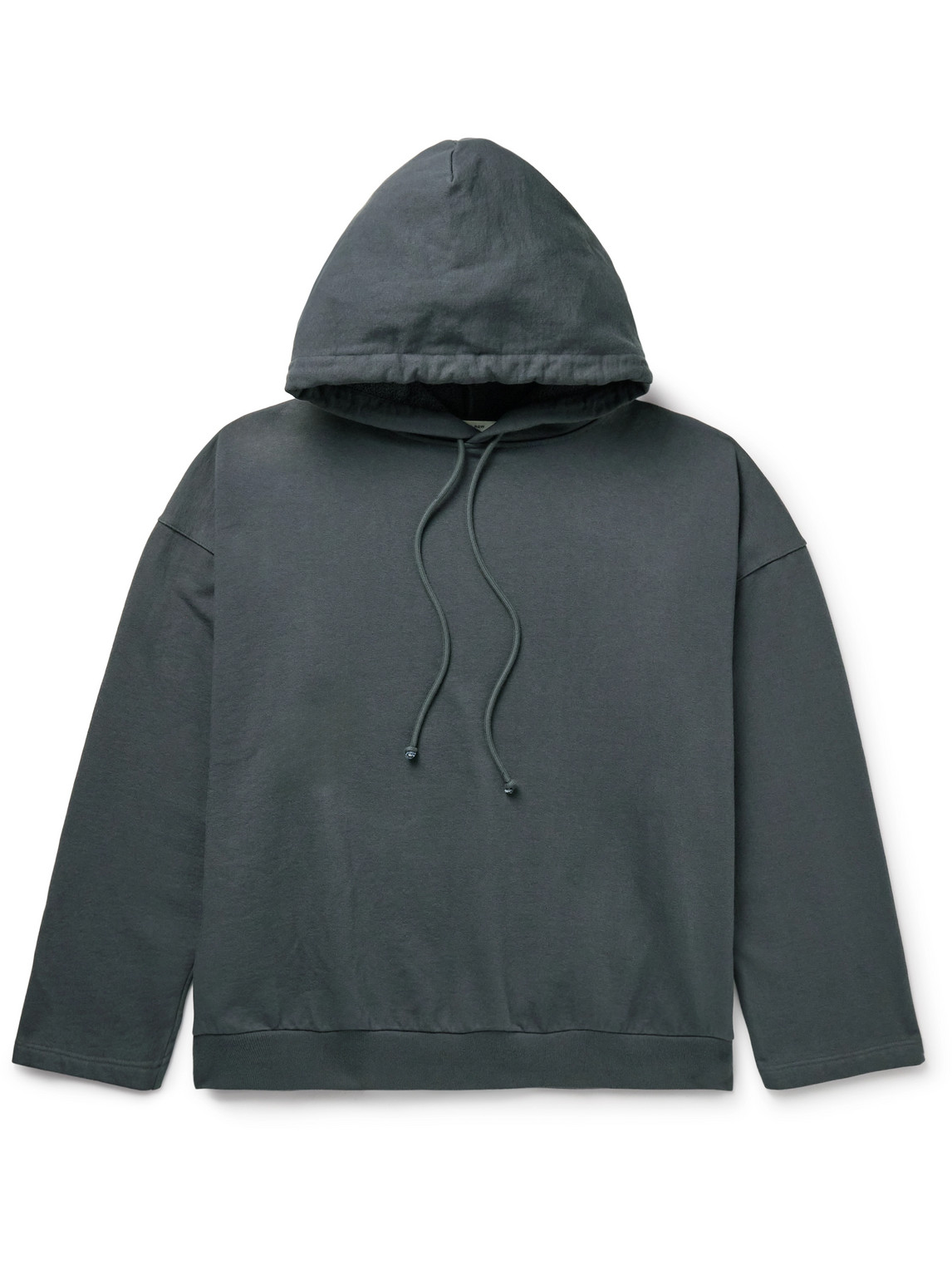 The Row Stanley Cotton-jersey Hoodie In Gray