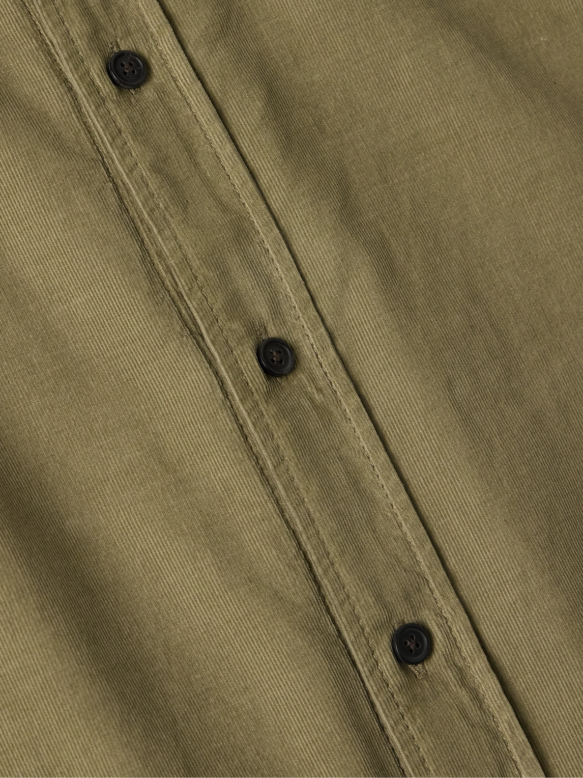 The Row Ruskin Button-down Collar Cotton-corduroy Shirt In Green