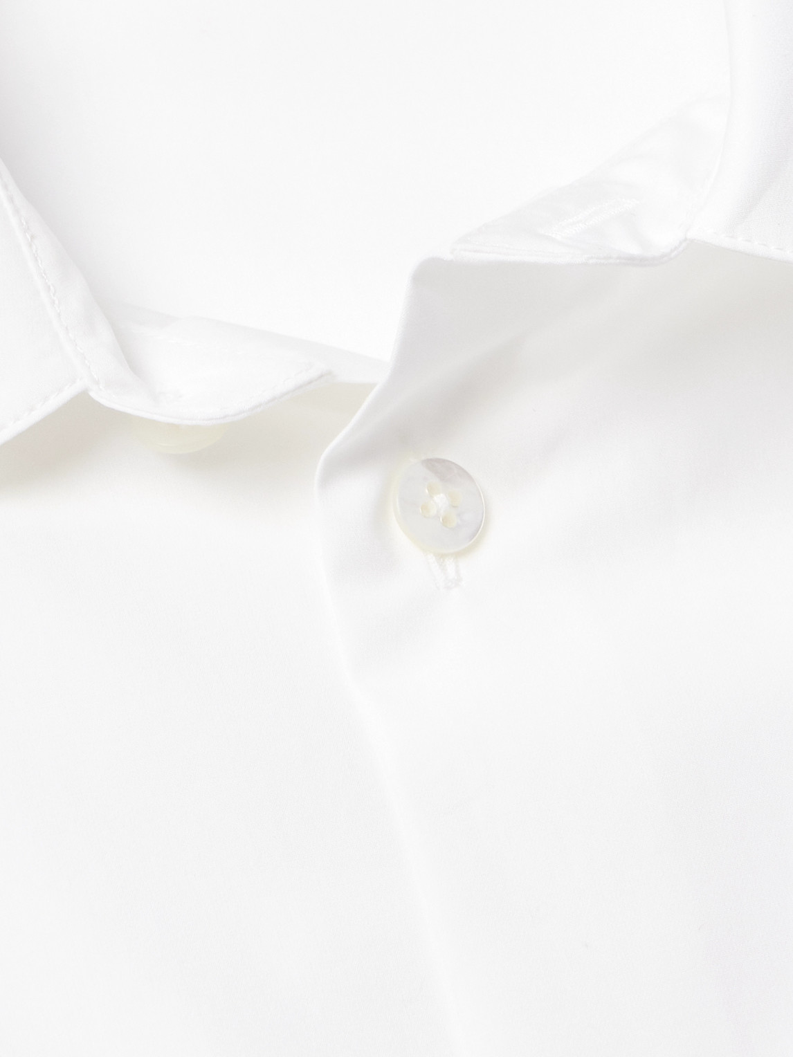 The Row Lukre Oversized Cotton-poplin Shirt In White