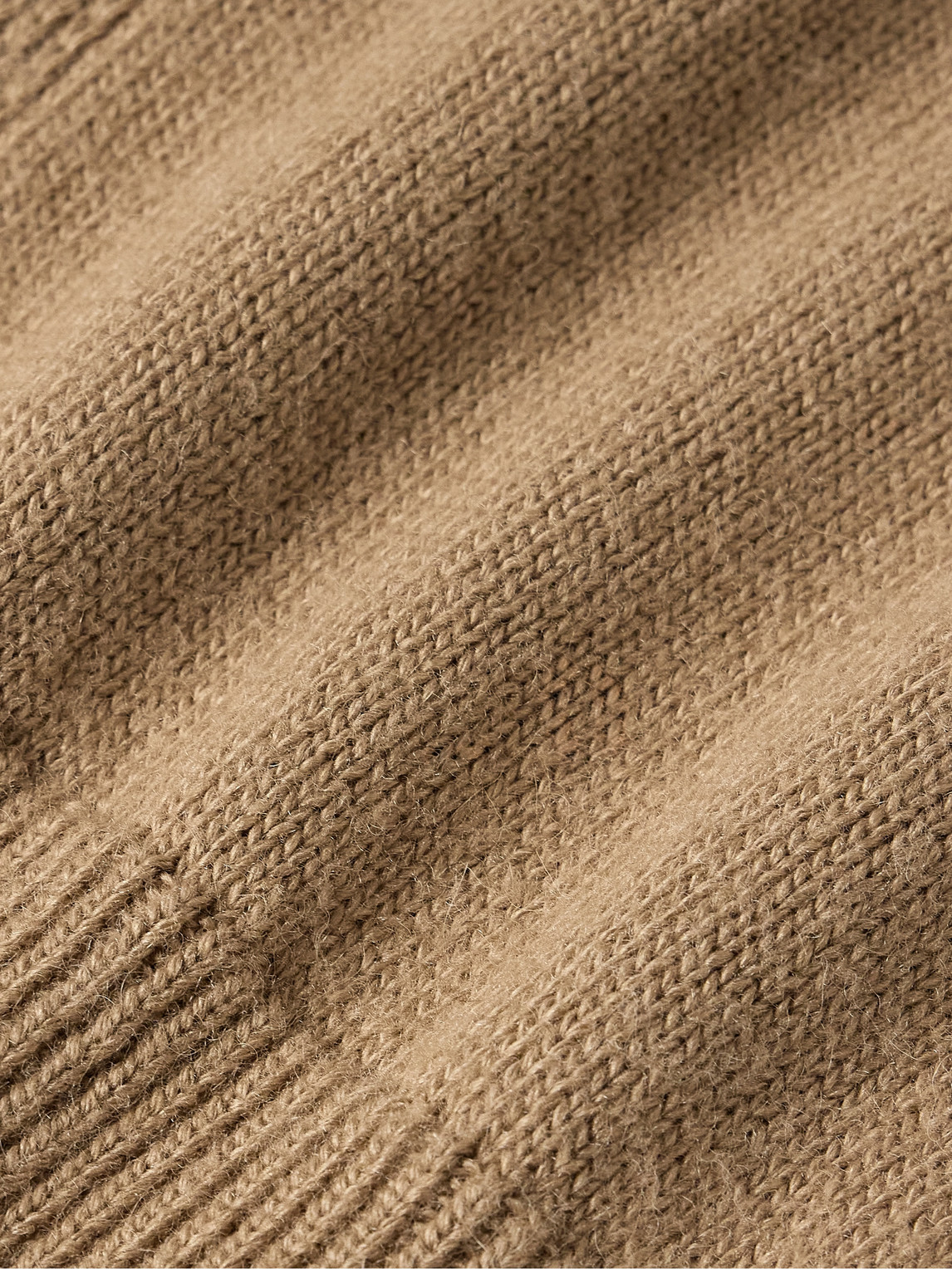 The Row Camel Alpaca Blend Sheldon Cardigan In Brown