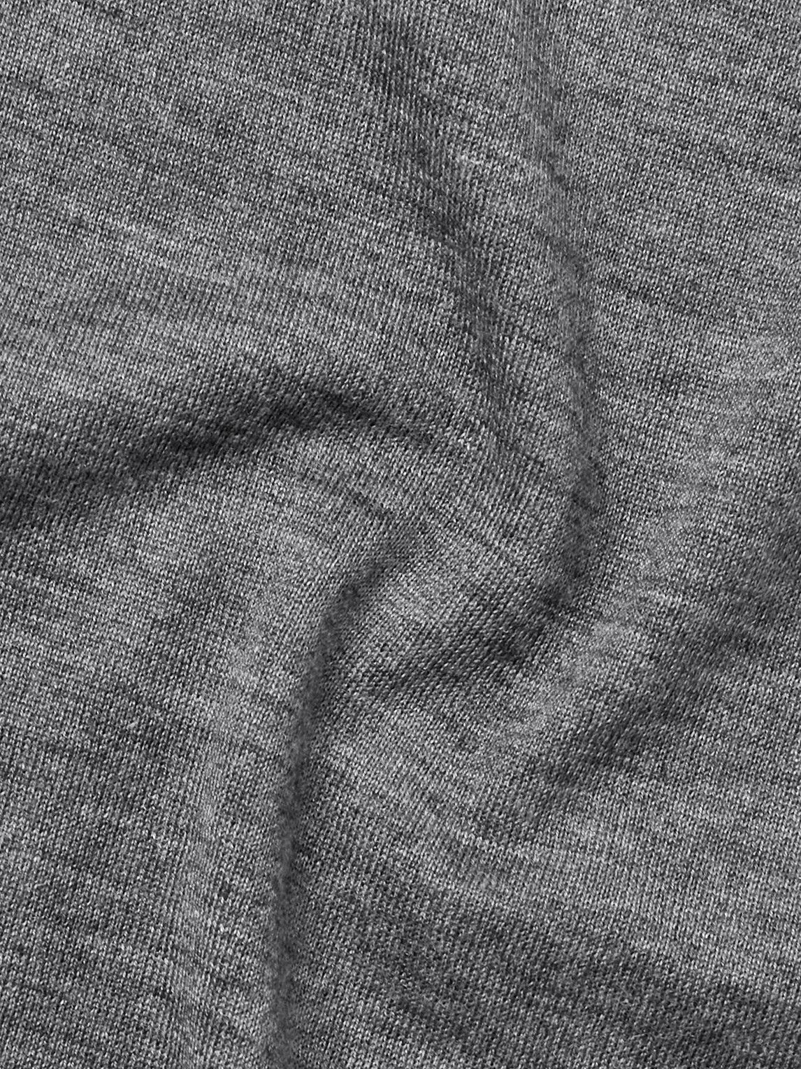 The Row Nico Oversized Cashmere And Silk-blend T-shirt In Gray