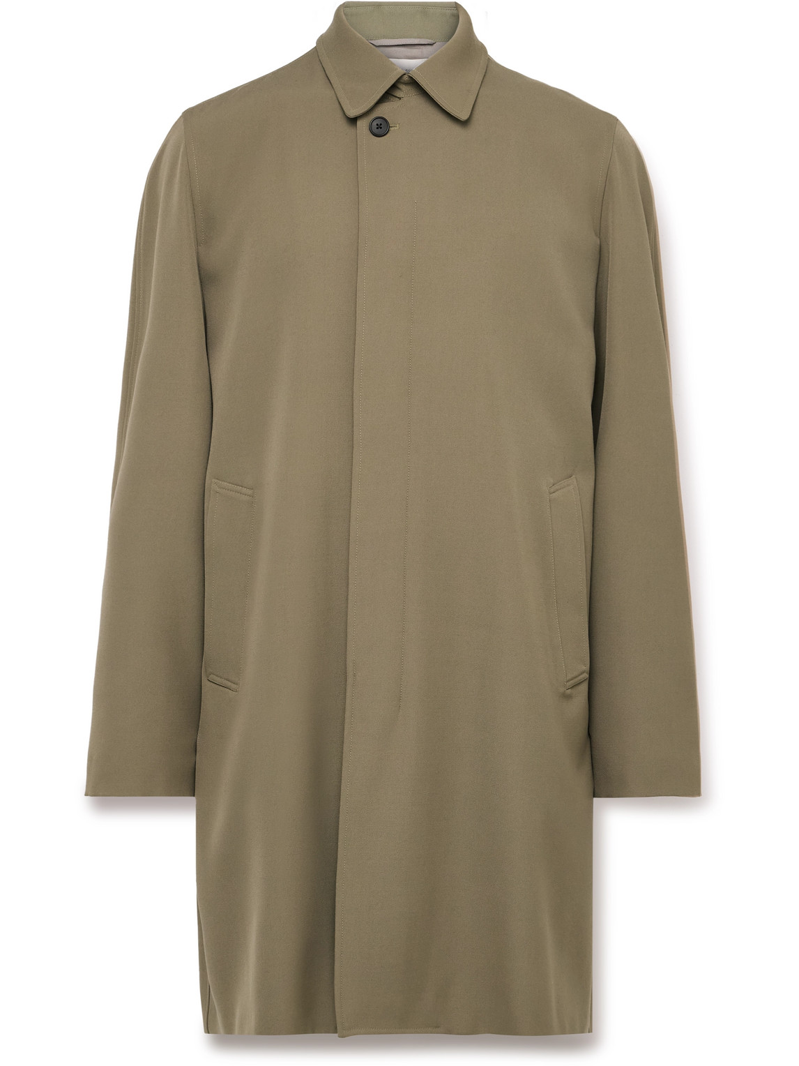The Row Wallace Wool-gabardine Coat In Neutrals