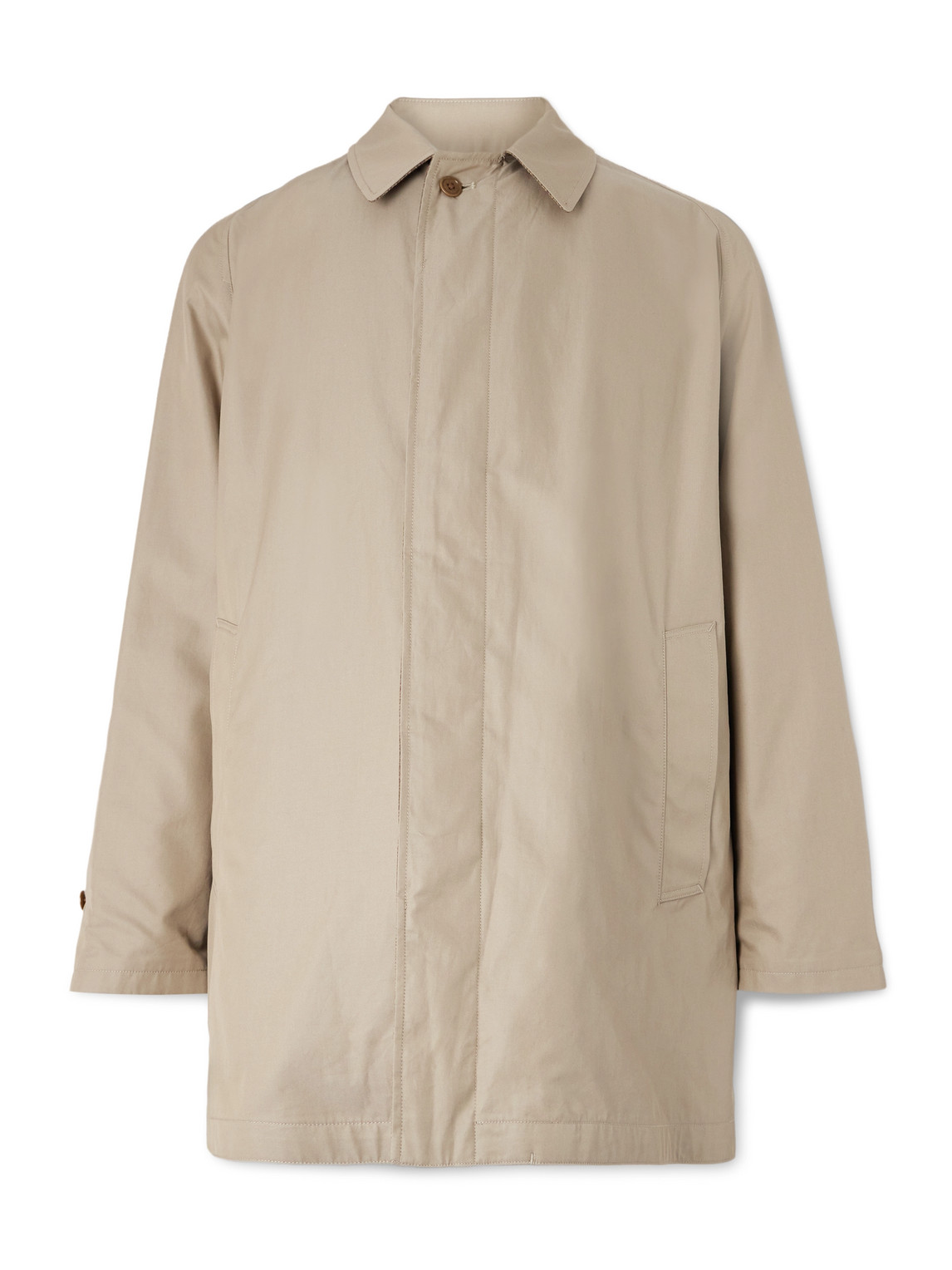Kaptain Sunshine Reversible Cotton-gabardine Coat In Neutrals