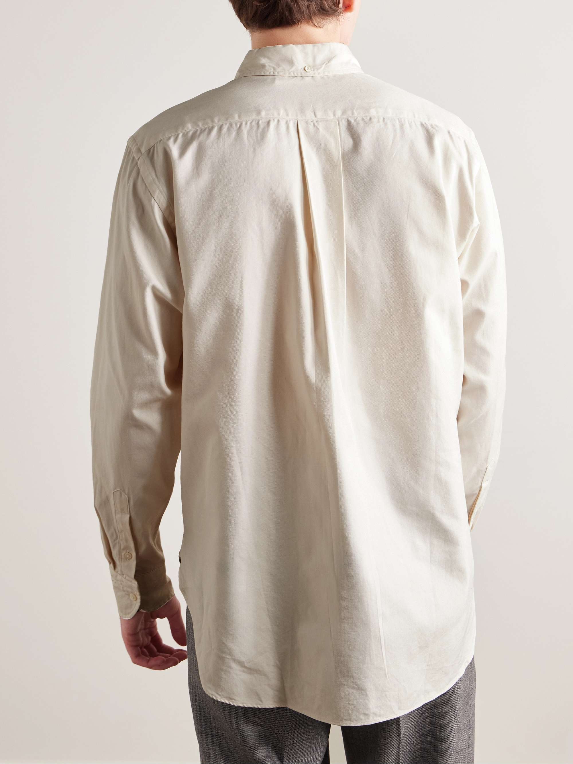 KAPTAIN SUNSHINE Finx Button-Down Collar Cotton Oxford Shirt