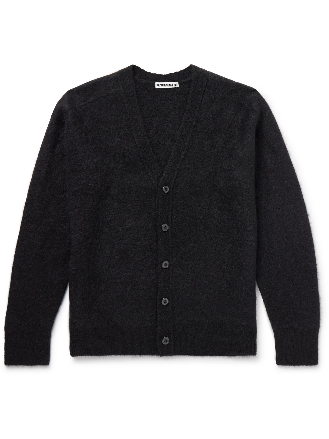 Brushed-Alpaca Cardigan