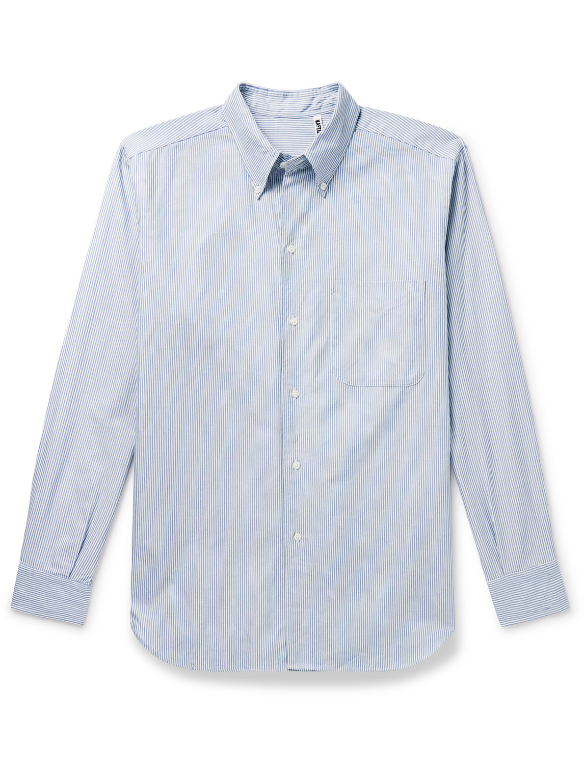 トップス KAPTAIN SUNSHINE Finx Cotton Oxford Kaptain Sunshine - Finx Button-Down Collar Striped Cotton Oxford