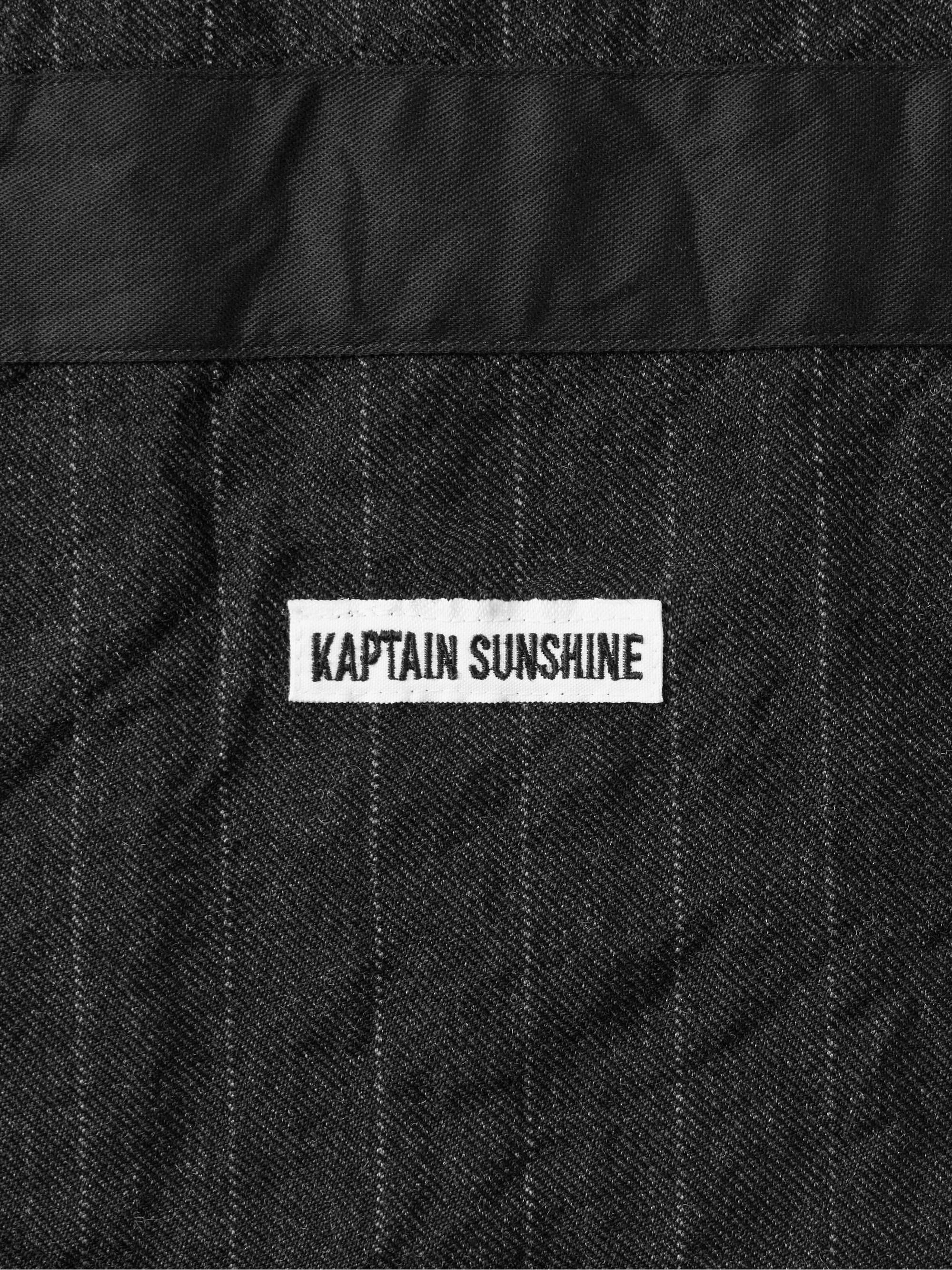 KAPTAIN SUNSHINE Take Easy Pinstriped Wool-Twill Suit Jacket