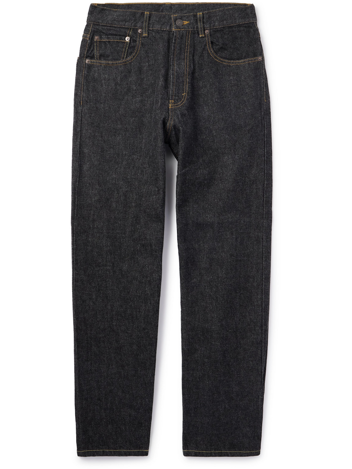 Beams Straight-leg Jeans In Black