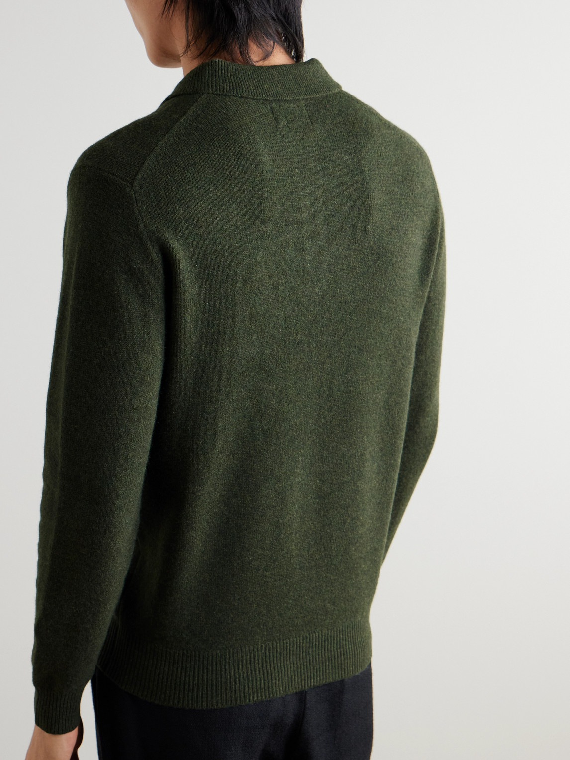 BEAMS WOOL POLO SHIRT