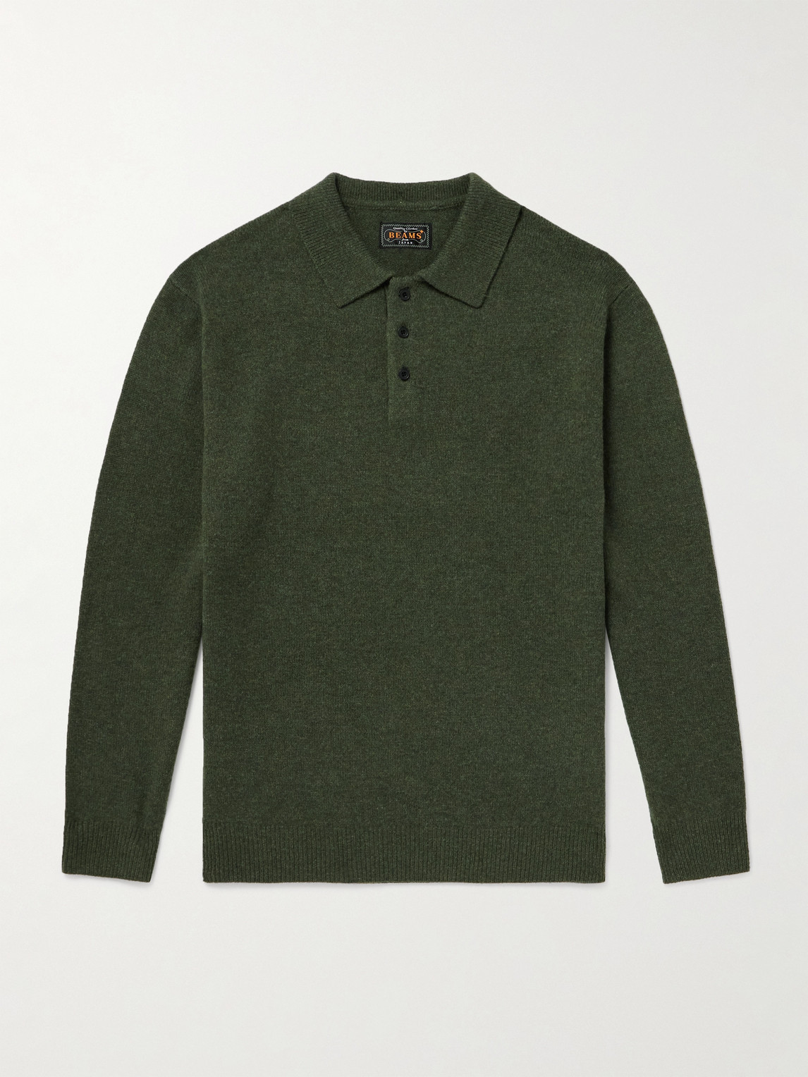 Beams Plus Wool Polo hirt - Men