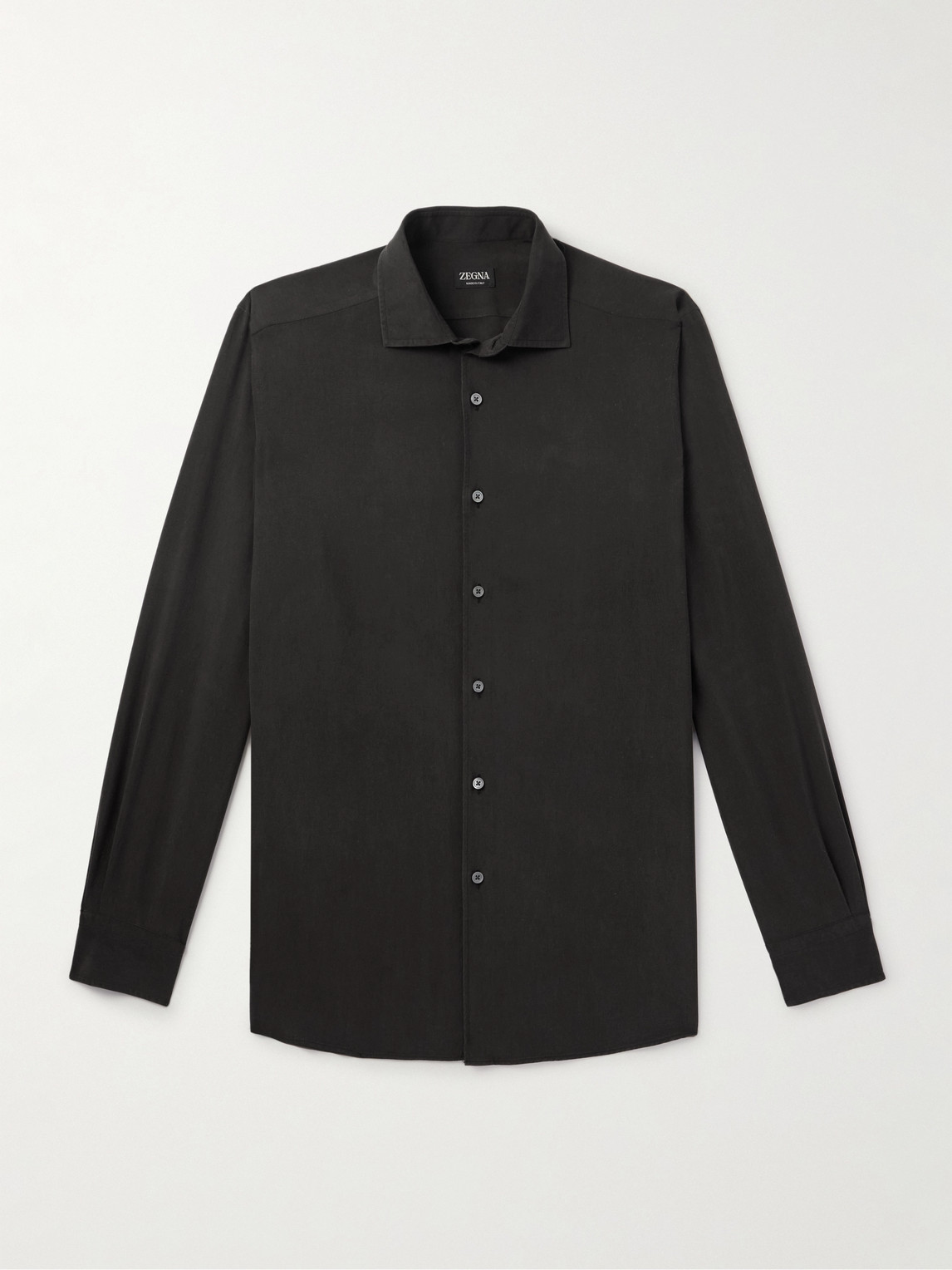 Zegna Garment-Dyed ilk hirt - Men