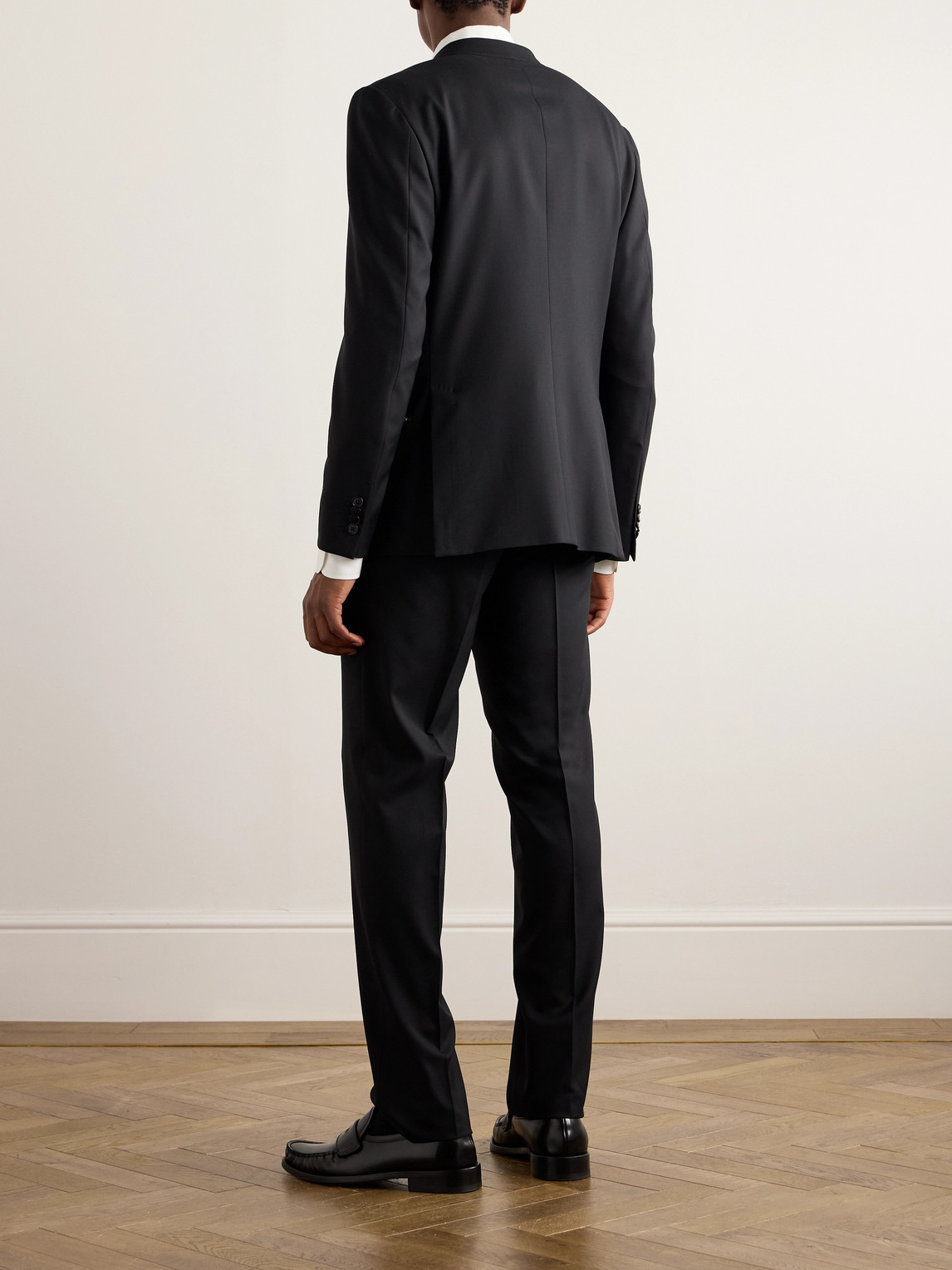 Zegna Luxury Tailoring Suit In Black