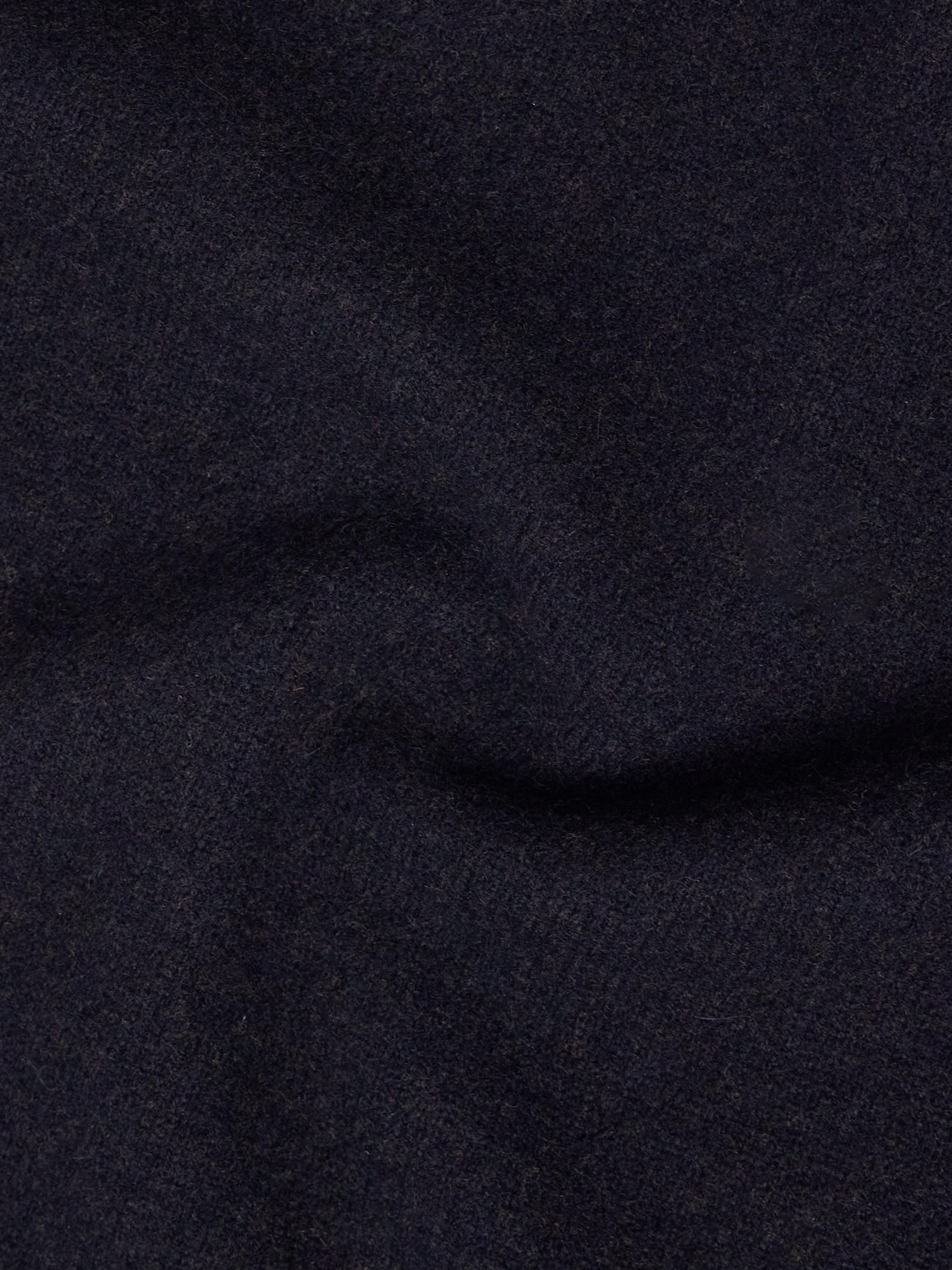 Zegna Logo-detailed Brushed Wool And Cashmere-blend Sweater In Blue