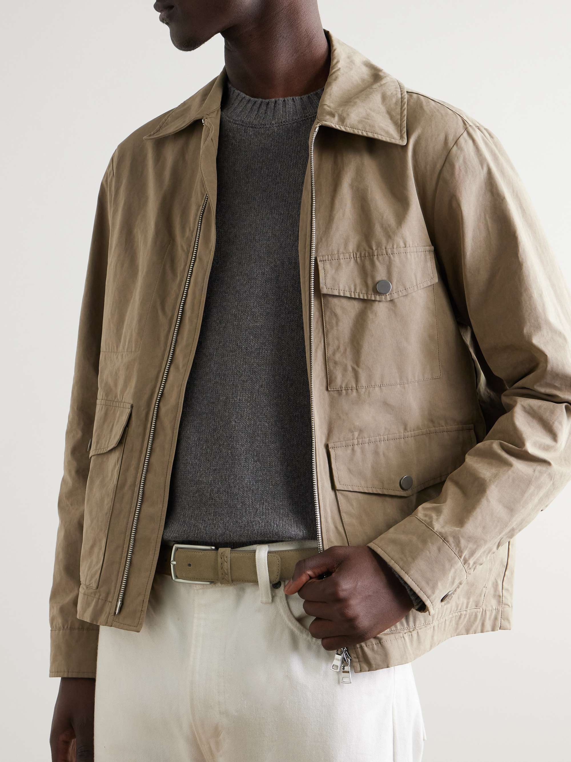 ZEGNA 3cm Suede Belt