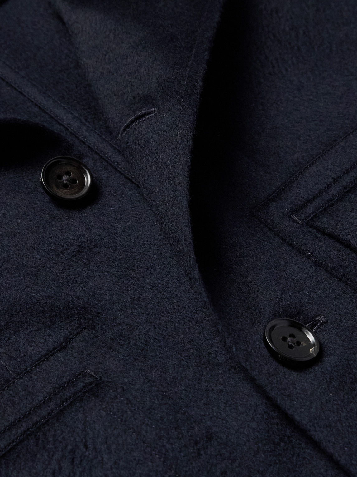 Zegna Pure Cashmere Overshirt In Black