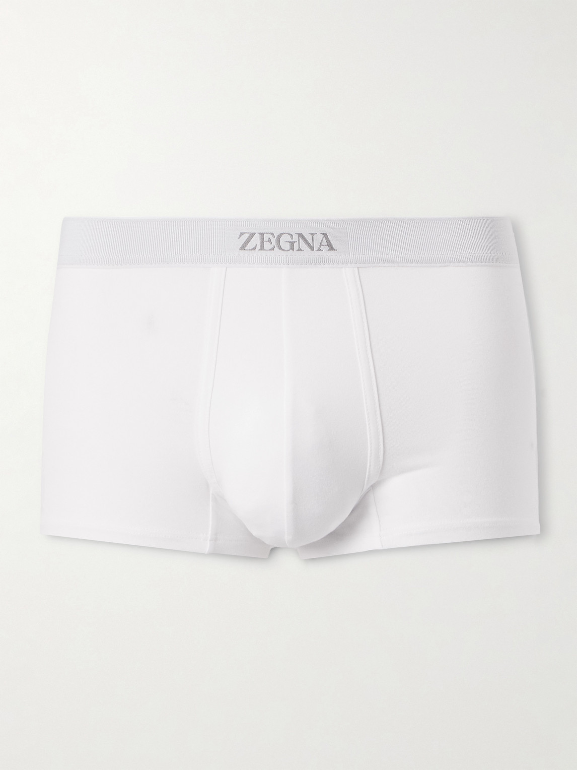 Zegna Stretch-cotton Boxer Briefs In White