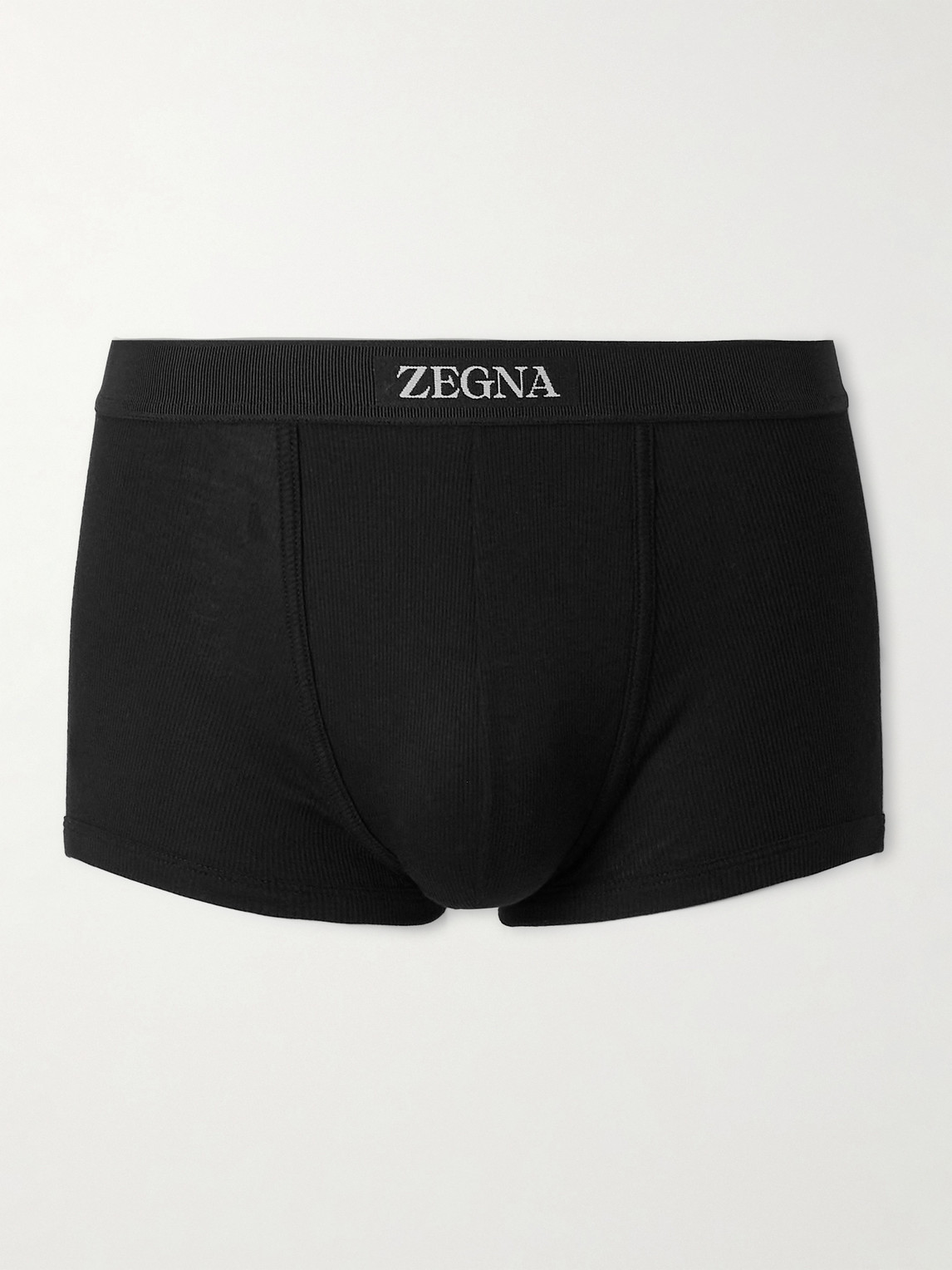 Zegna Ribbed Cotton and Modal-Blend Boxer Briefs - Men