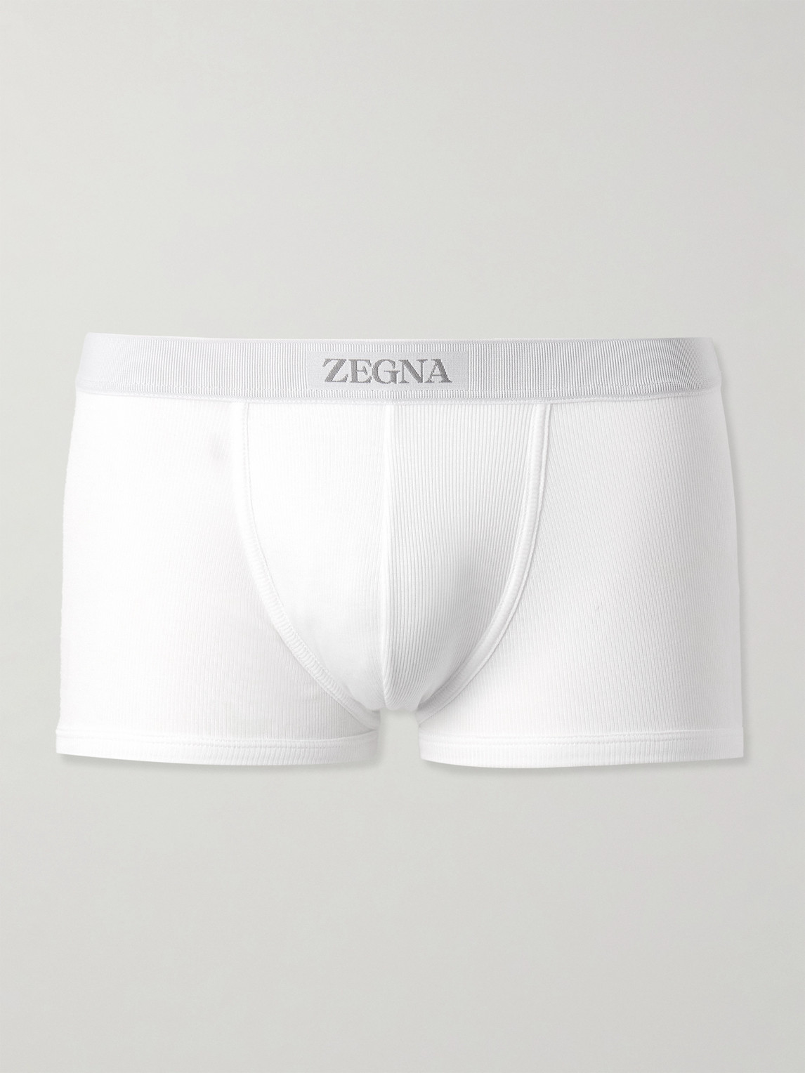 Zegna Ribbed Cotton and Modal-Blend Boxer Briefs - Men