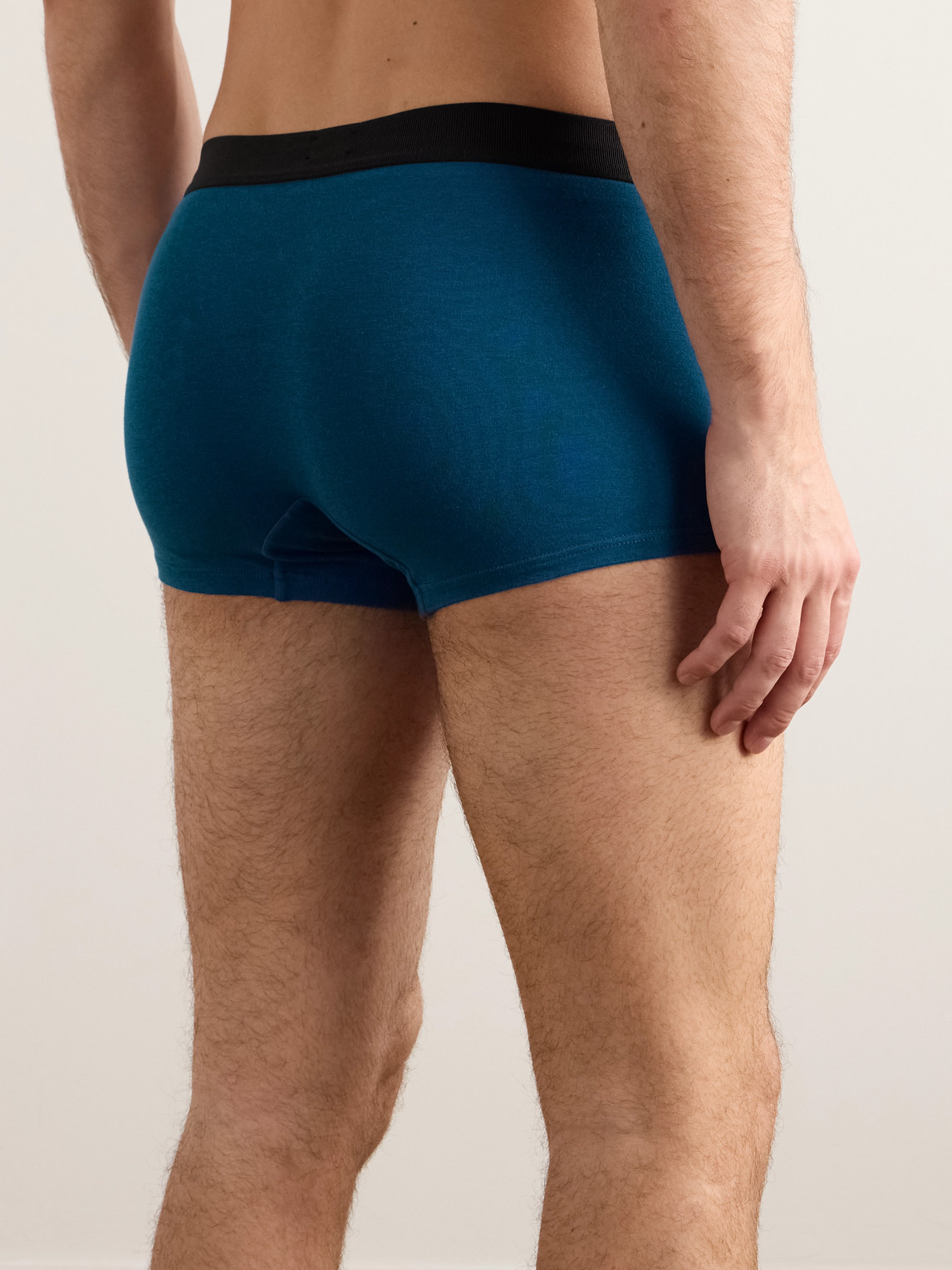 ZEGNA STRETCH-COTTON BOXER BRIEFS