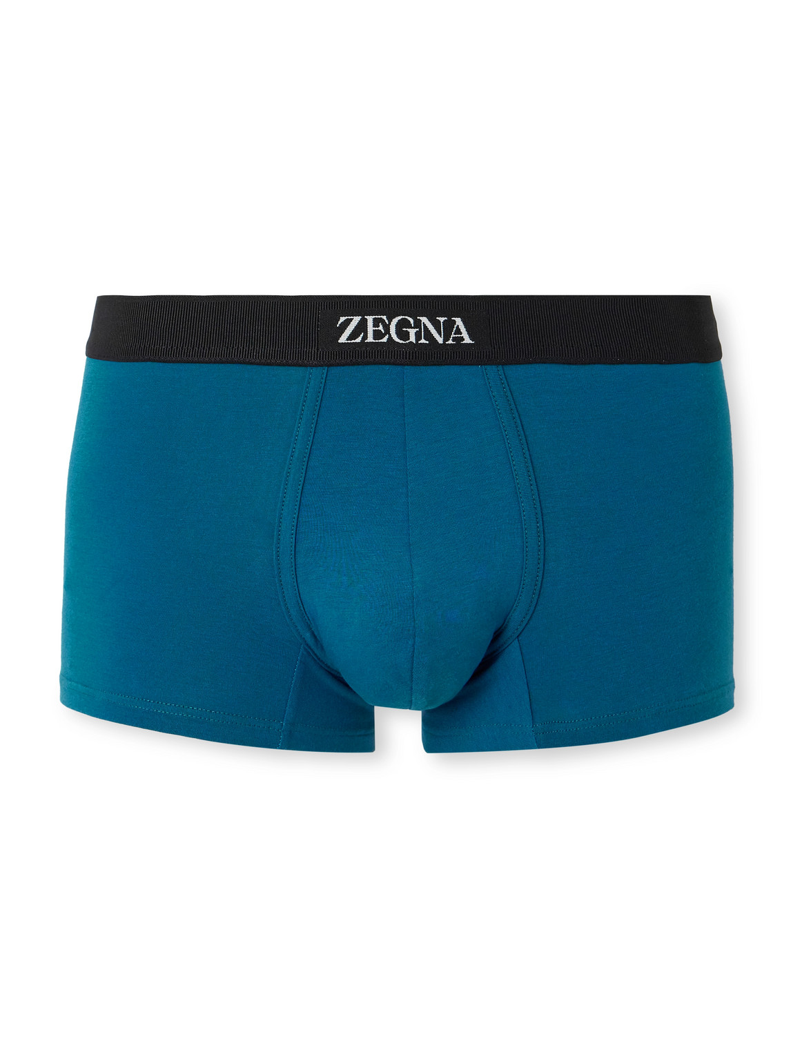 ZEGNA STRETCH-COTTON BOXER BRIEFS