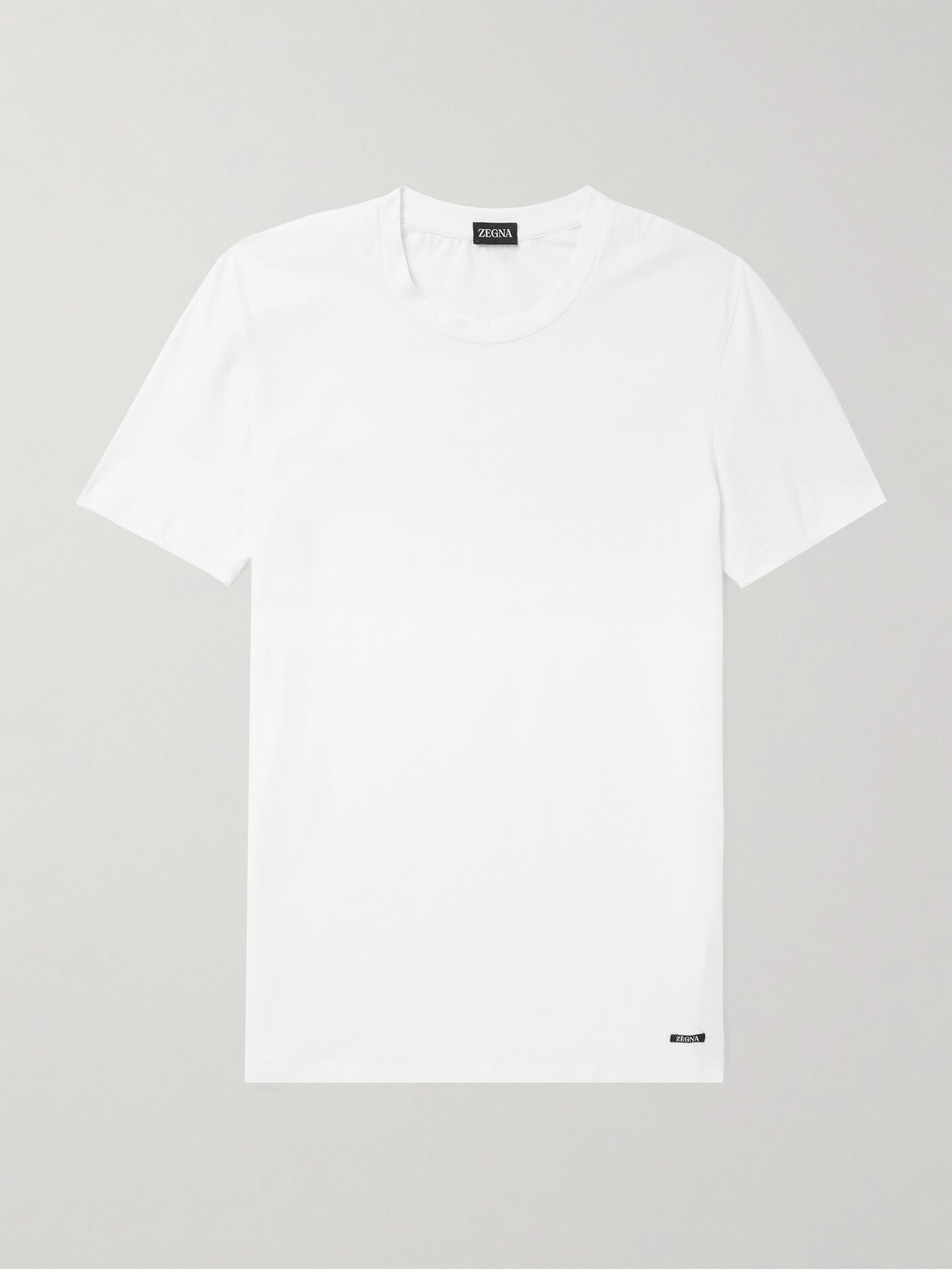 Zegna tretch-Cotton Jersey T-hirt - Men
