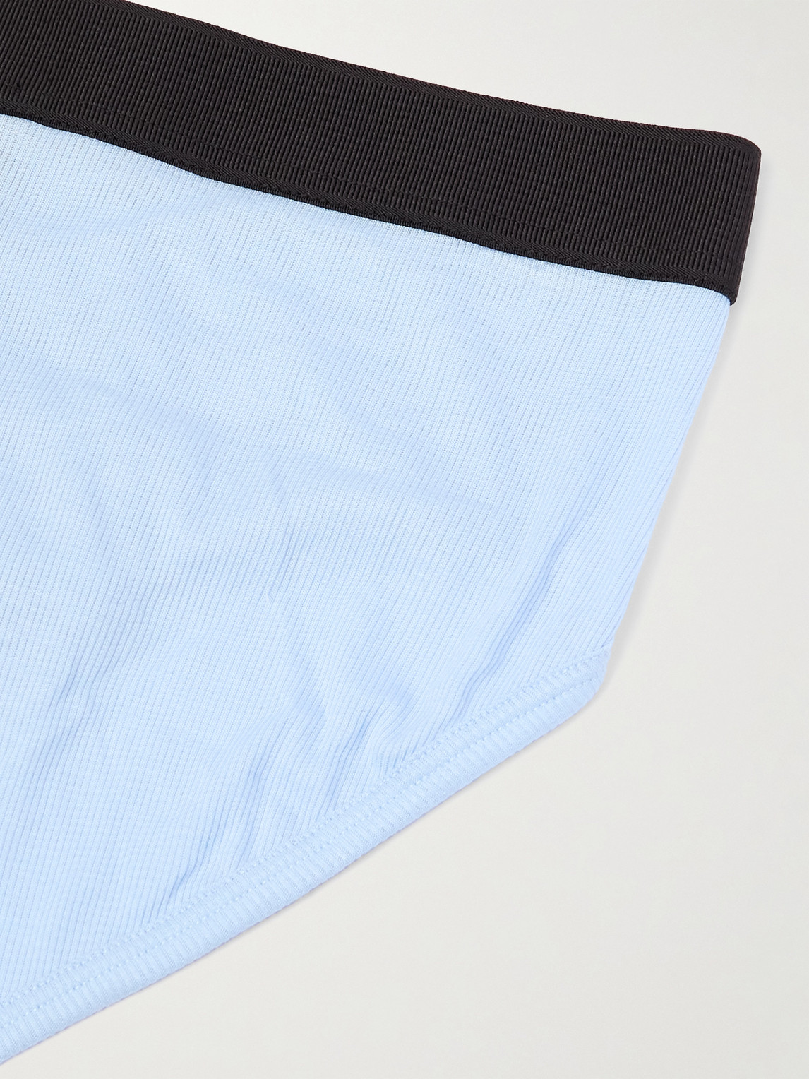 ZEGNA RIBBED COTTON AND MODAL-BLEND BRIEFS