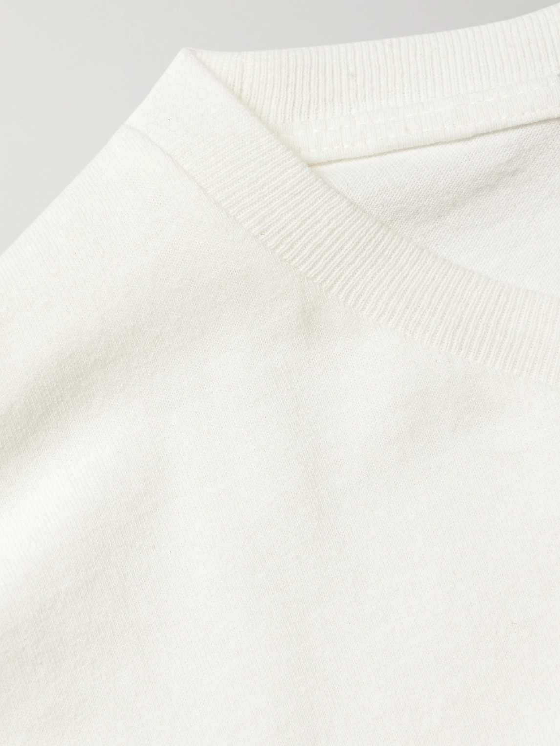 Shop Ssam Organic Cotton-jersey T-shirt In White