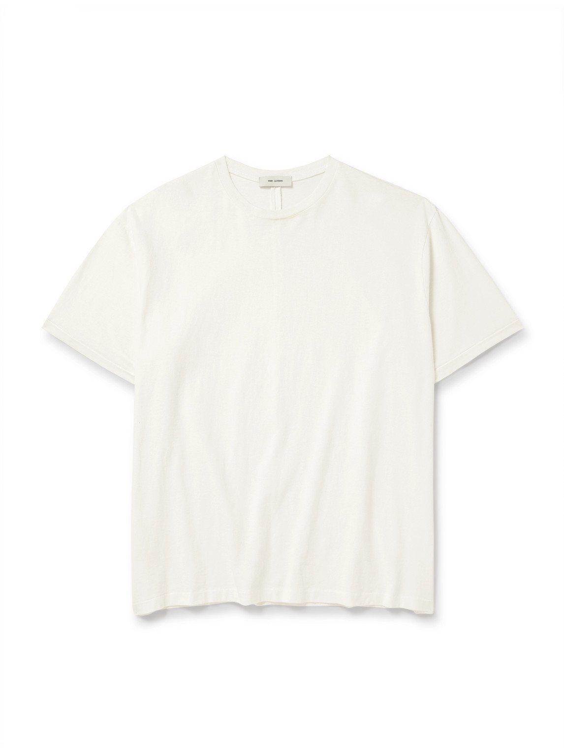 Ssam Organic Cotton-jersey T-shirt In White