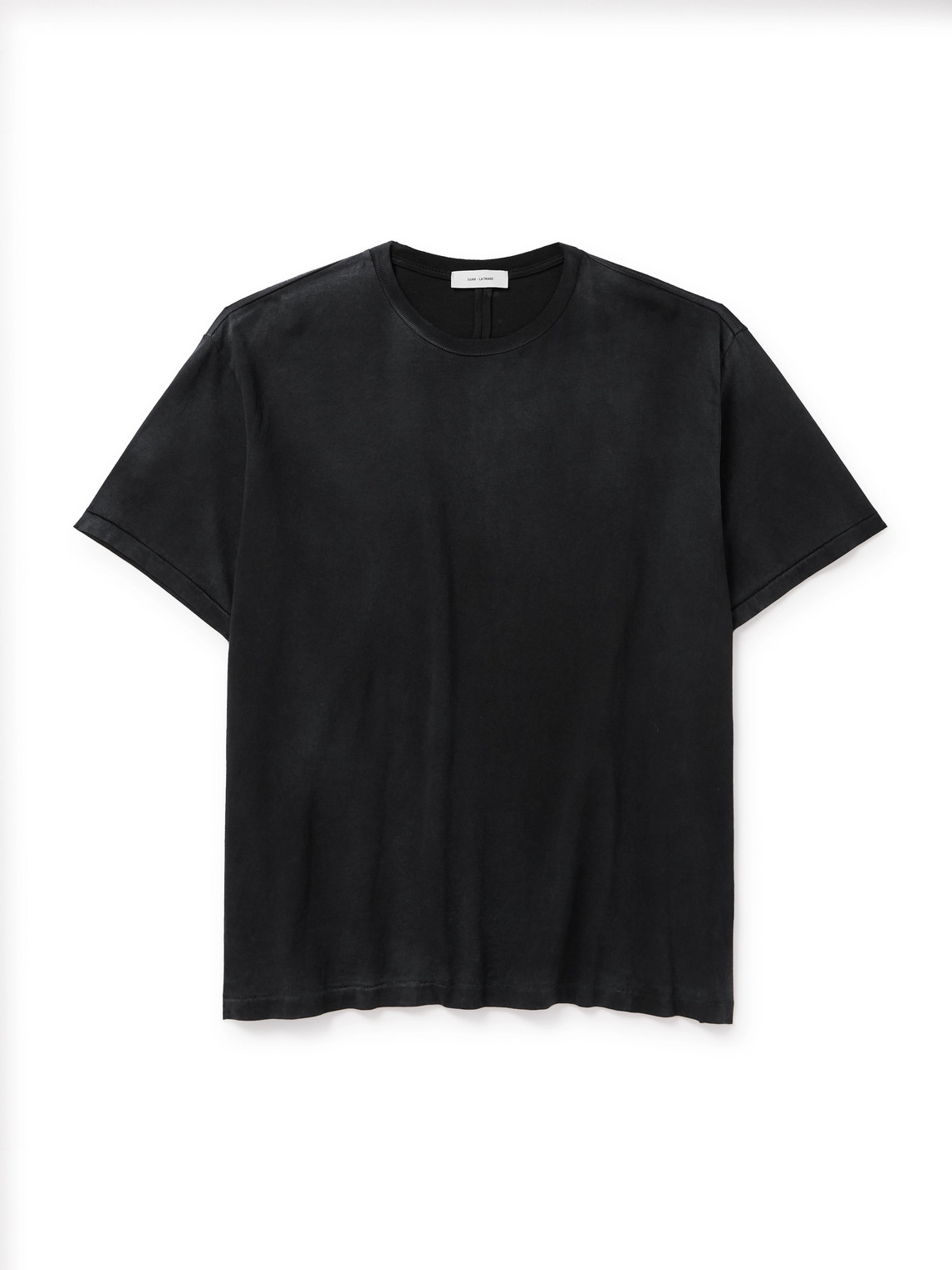 Ssam Organic Cotton-jersey T-shirt In Black