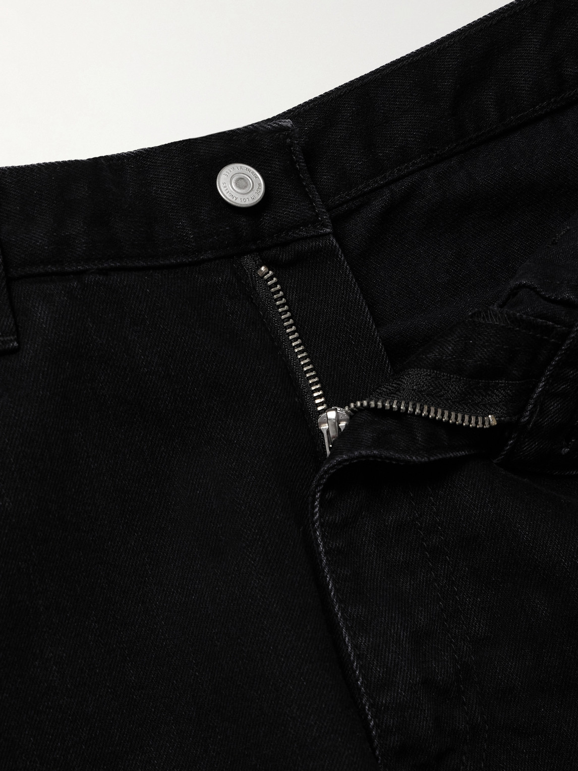 Shop Ssam Tapered Jeans In Black