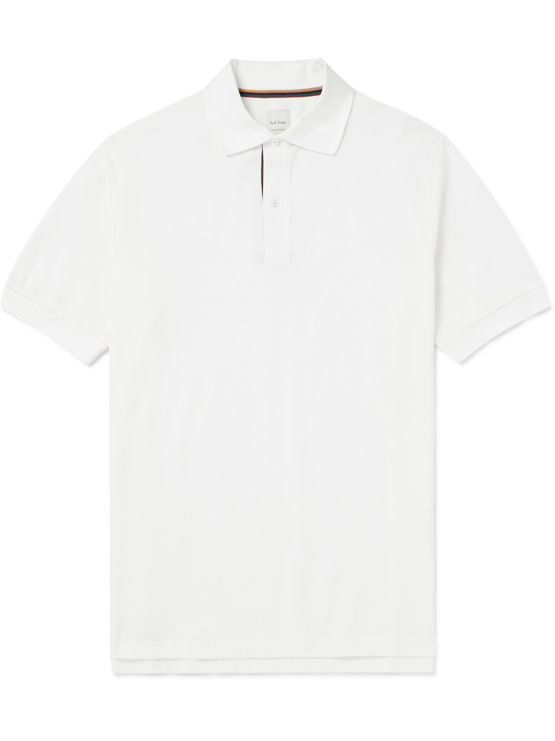 PAUL SMITH COTTON-PIQUÉ POLO SHIRT