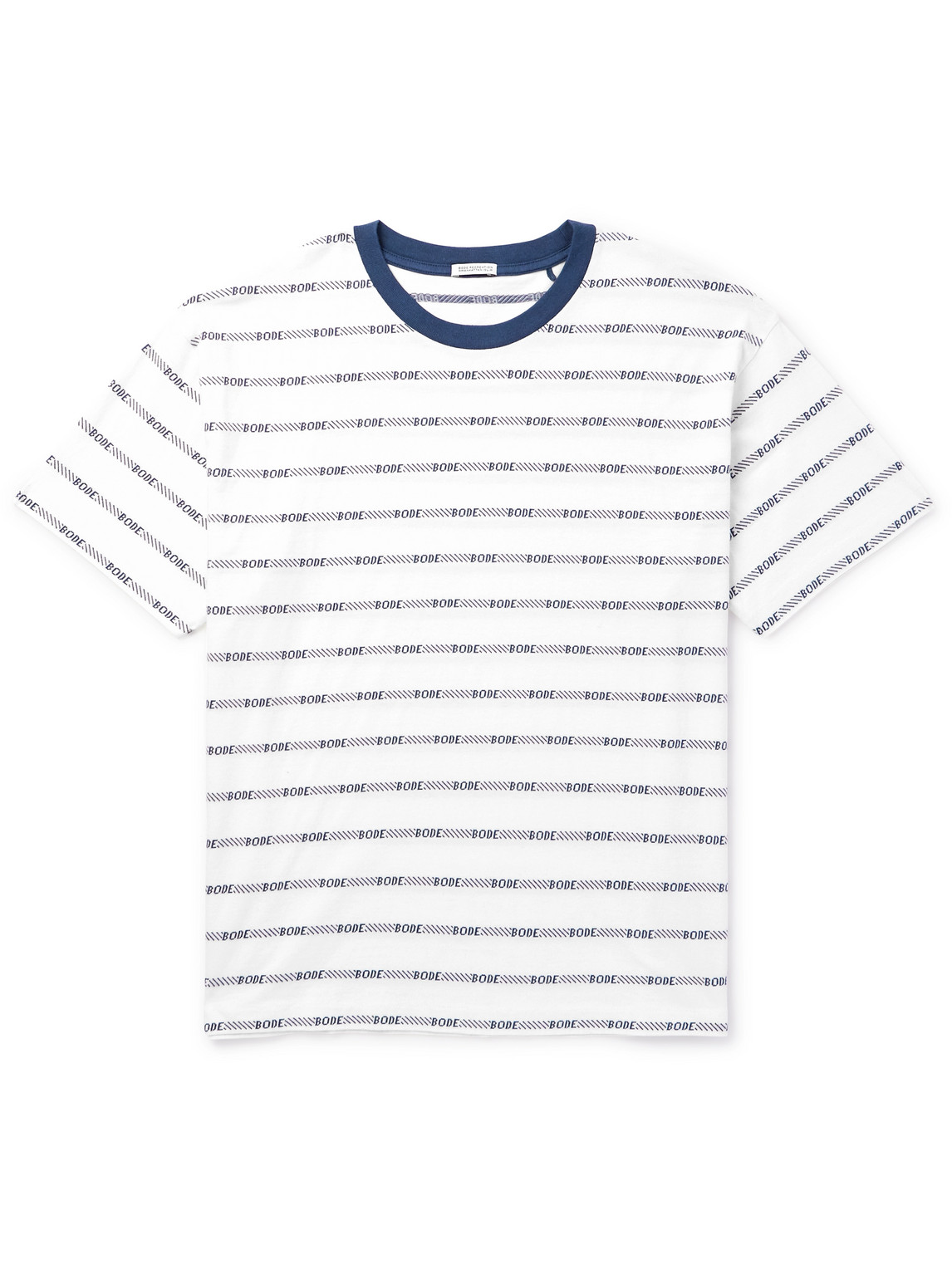 Bode Rec-jacquard T-shirt In White