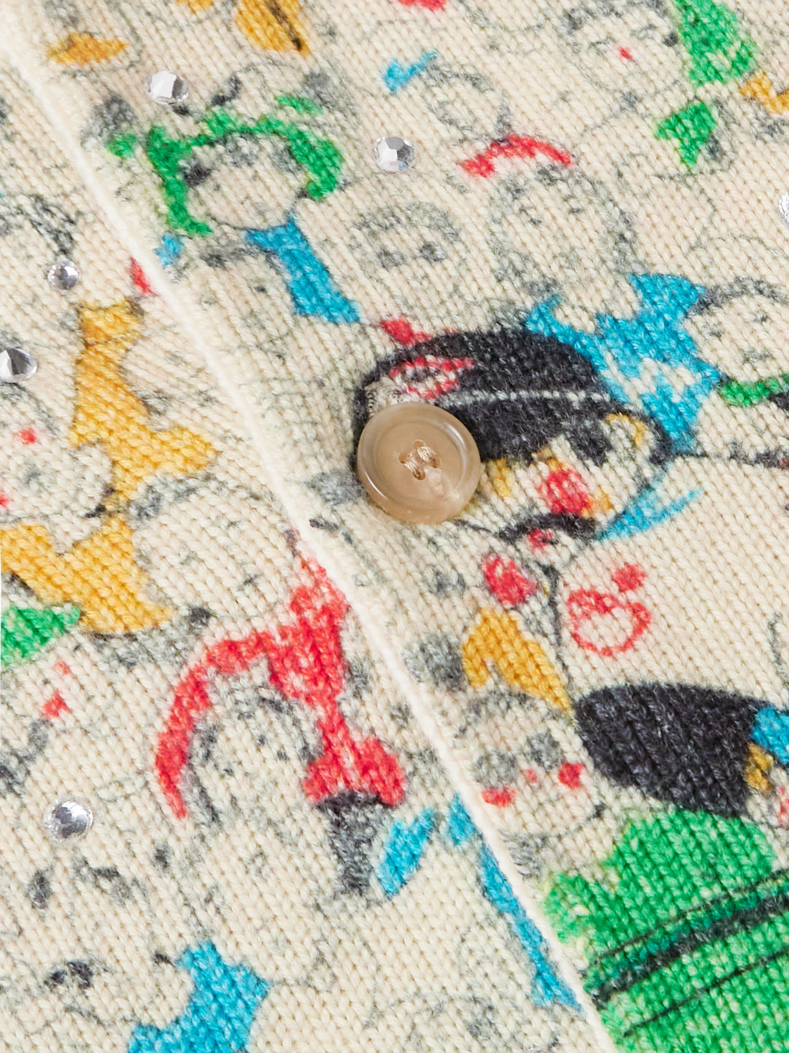 Bode Slugger Cardigan In Multi Multi | ModeSens