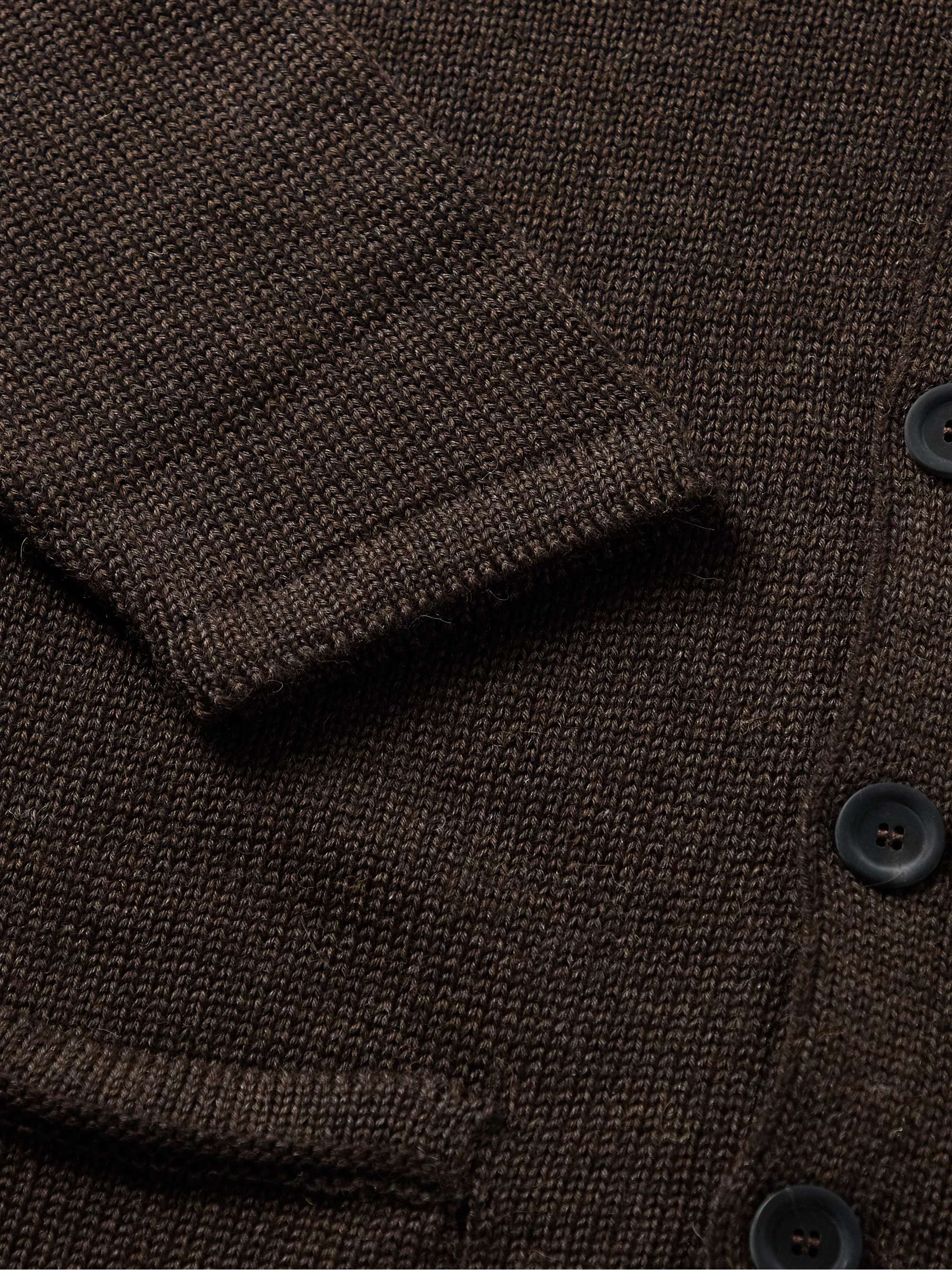 INIS MEÁIN Pub Merino Wool, Alpaca and Silk-Blend Jacket